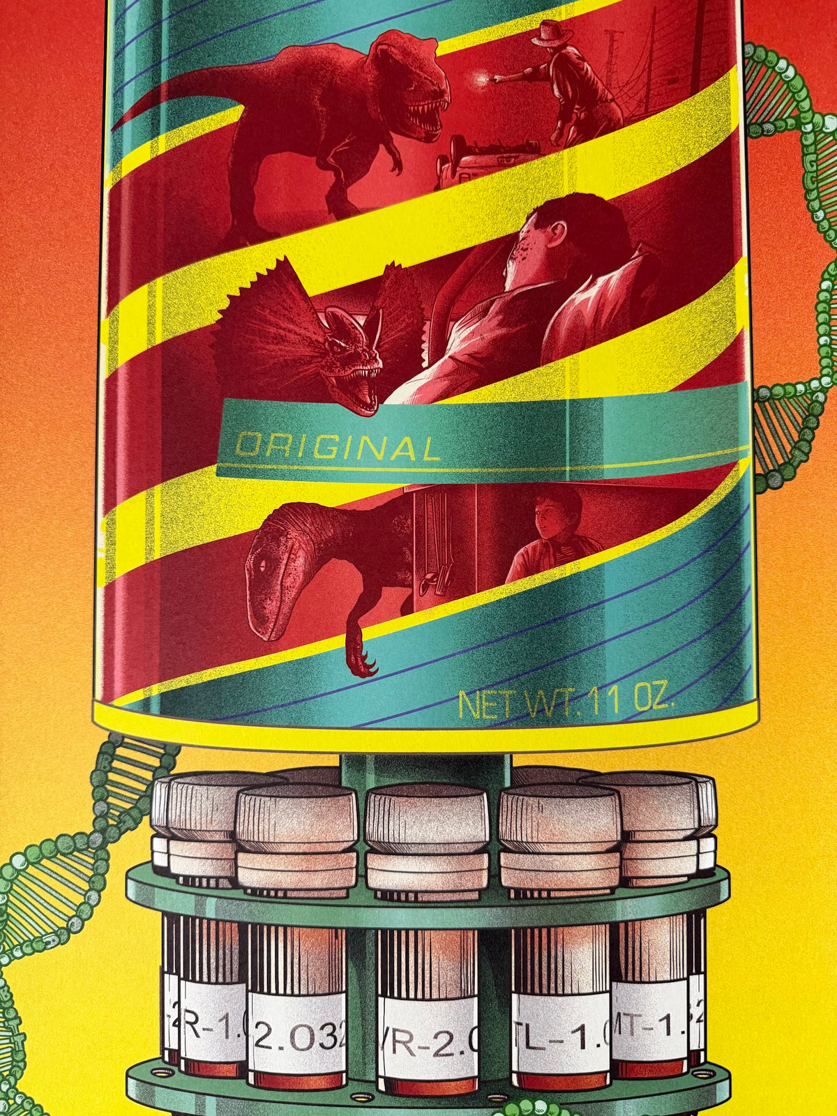 Mark Bell - Jurassic Park - 12x36 - Limited Edition Poster