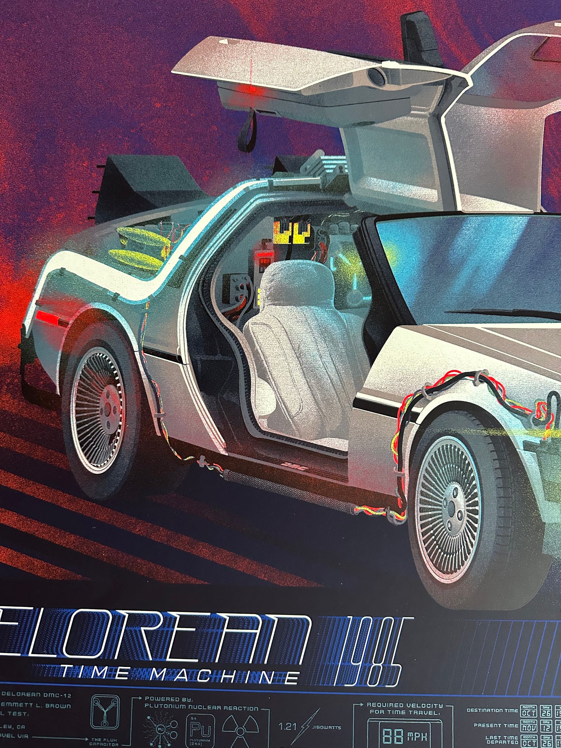 Kevin Tong - Back to the Future 36x24 movie poster - detail image 2