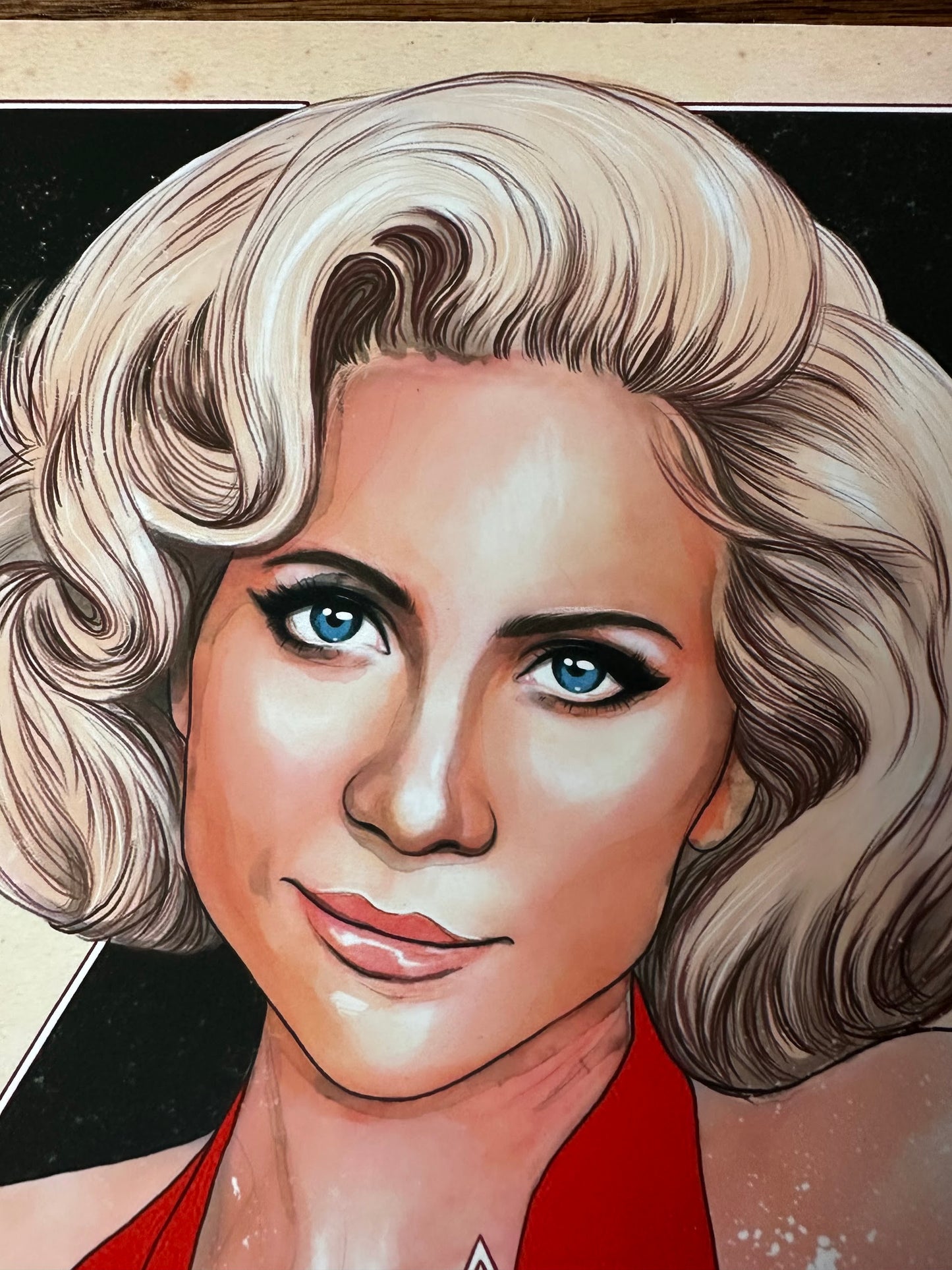 Shawn Mansfield - X Bobby-Lynne Portrait 8x8 art print - detail image 2