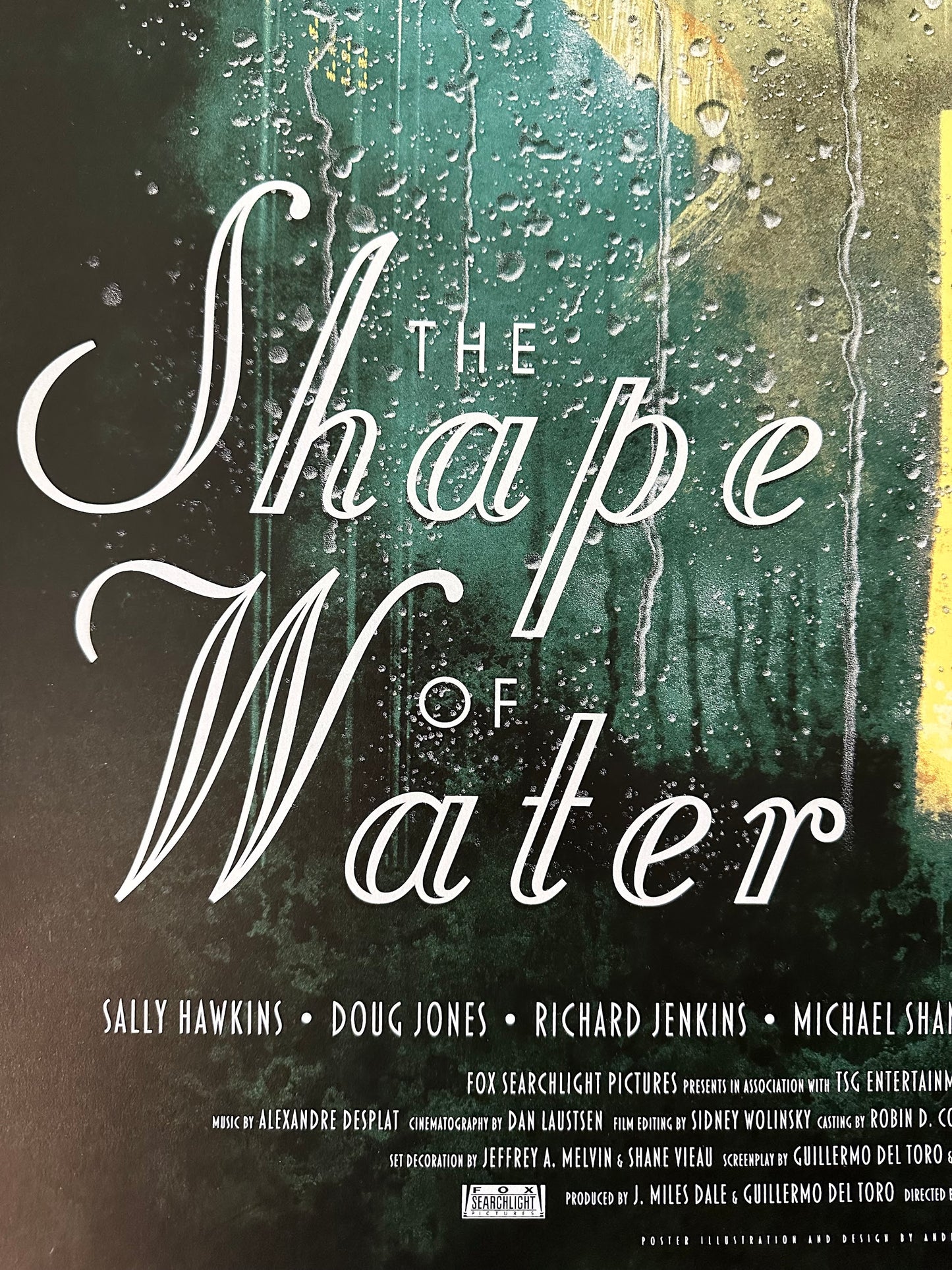 Andrew Swainson - The Shape of Water 24x36 movie poster - detail image 4