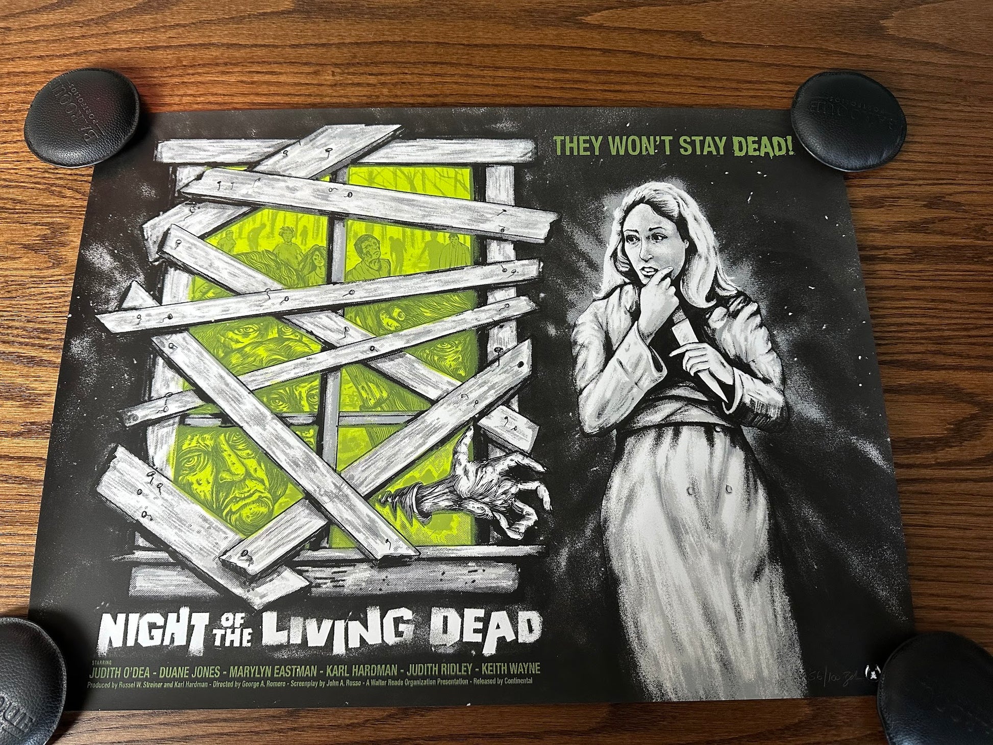 Zeb Love - Night of the Living Dead 24x18 movie poster