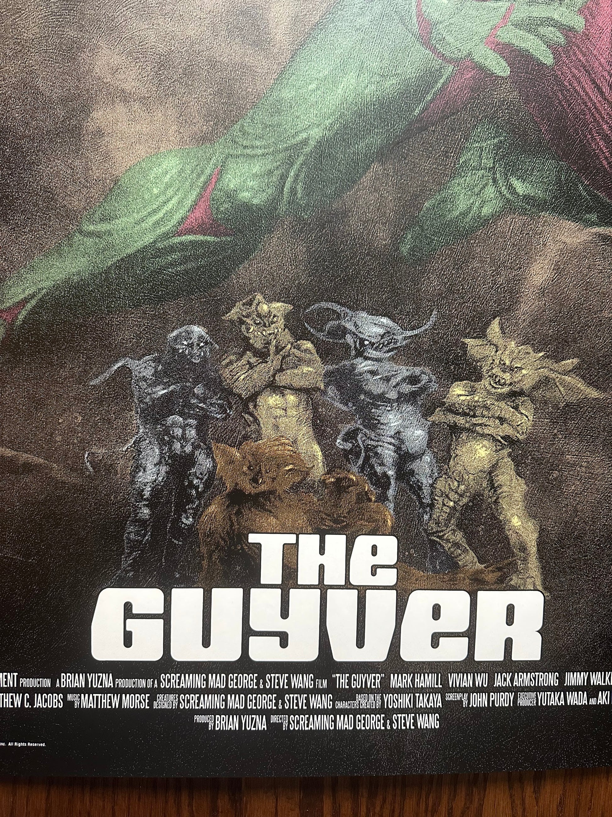 Richard Hilliard - The Guyver 24x36 movie poster - detail image 5