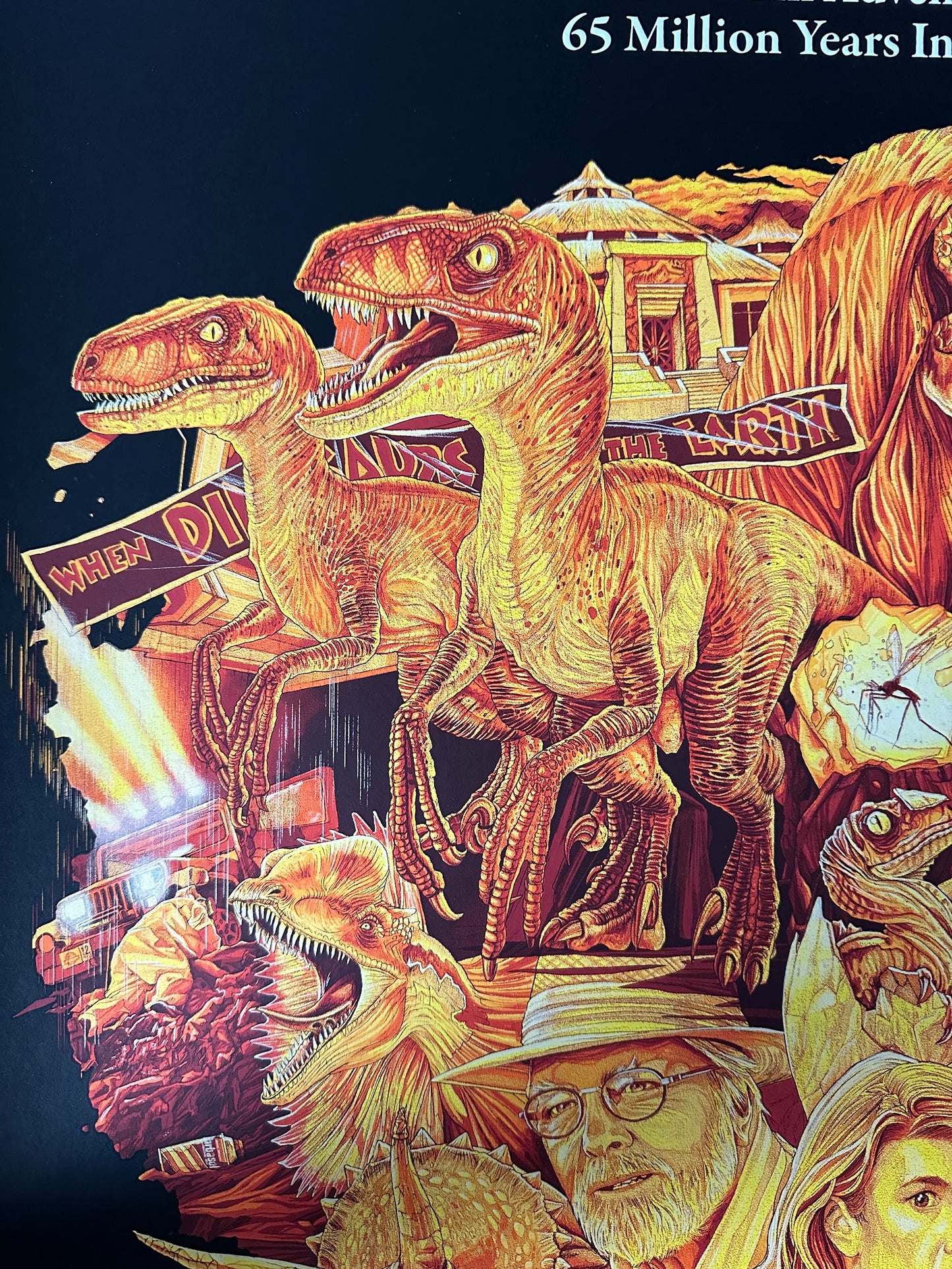 Tavo Montanez - Jurassic Park 24x36 movie poster - detail image 3