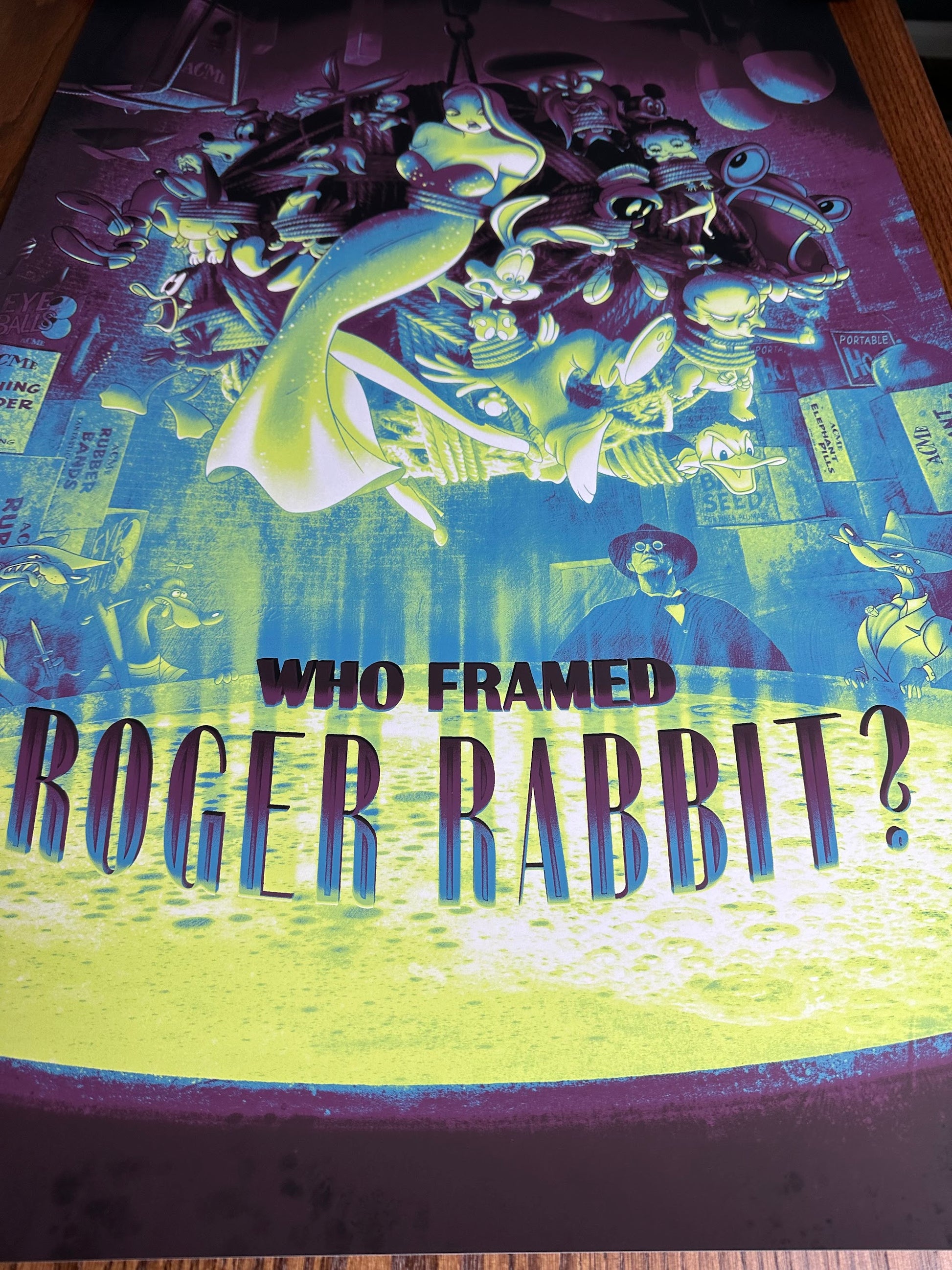Kevin Wilson - Who Framed Roger Rabbit 24x36 movie poster - detail image 6