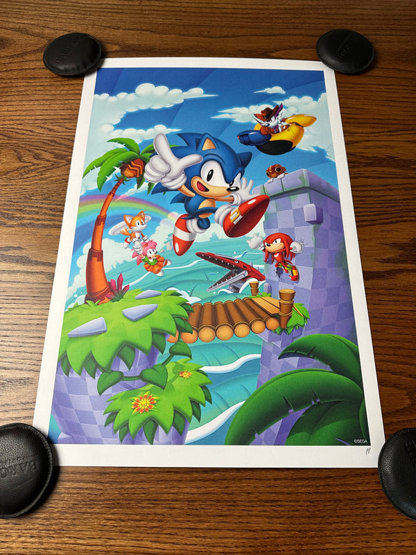 Mark Hughes - Sonic Superstars - 16x24 - Limited Edition Poster