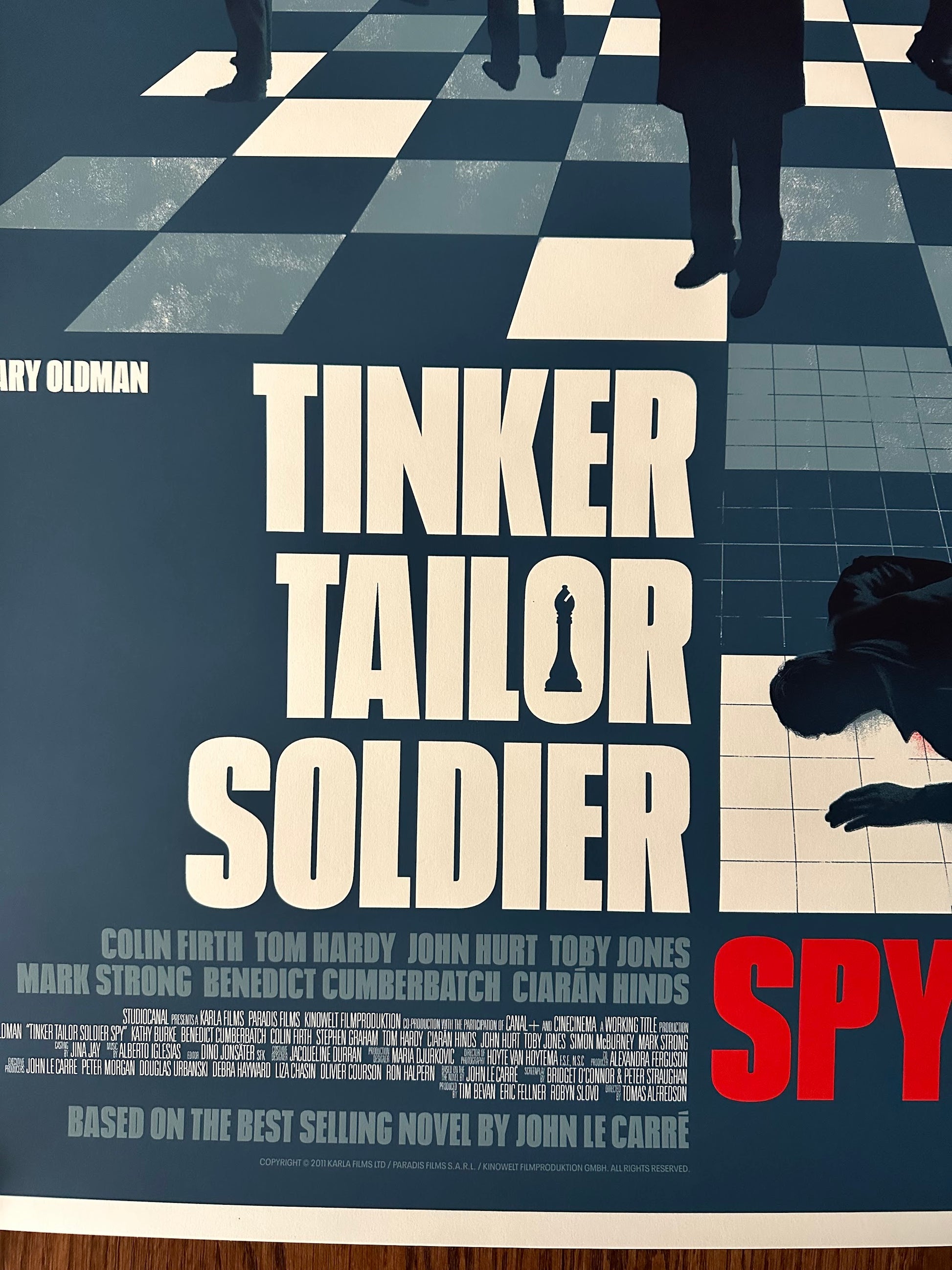 Matt Taylor - Tinker Tailor Soldier Spy 24x36 movie poster - detail image 3