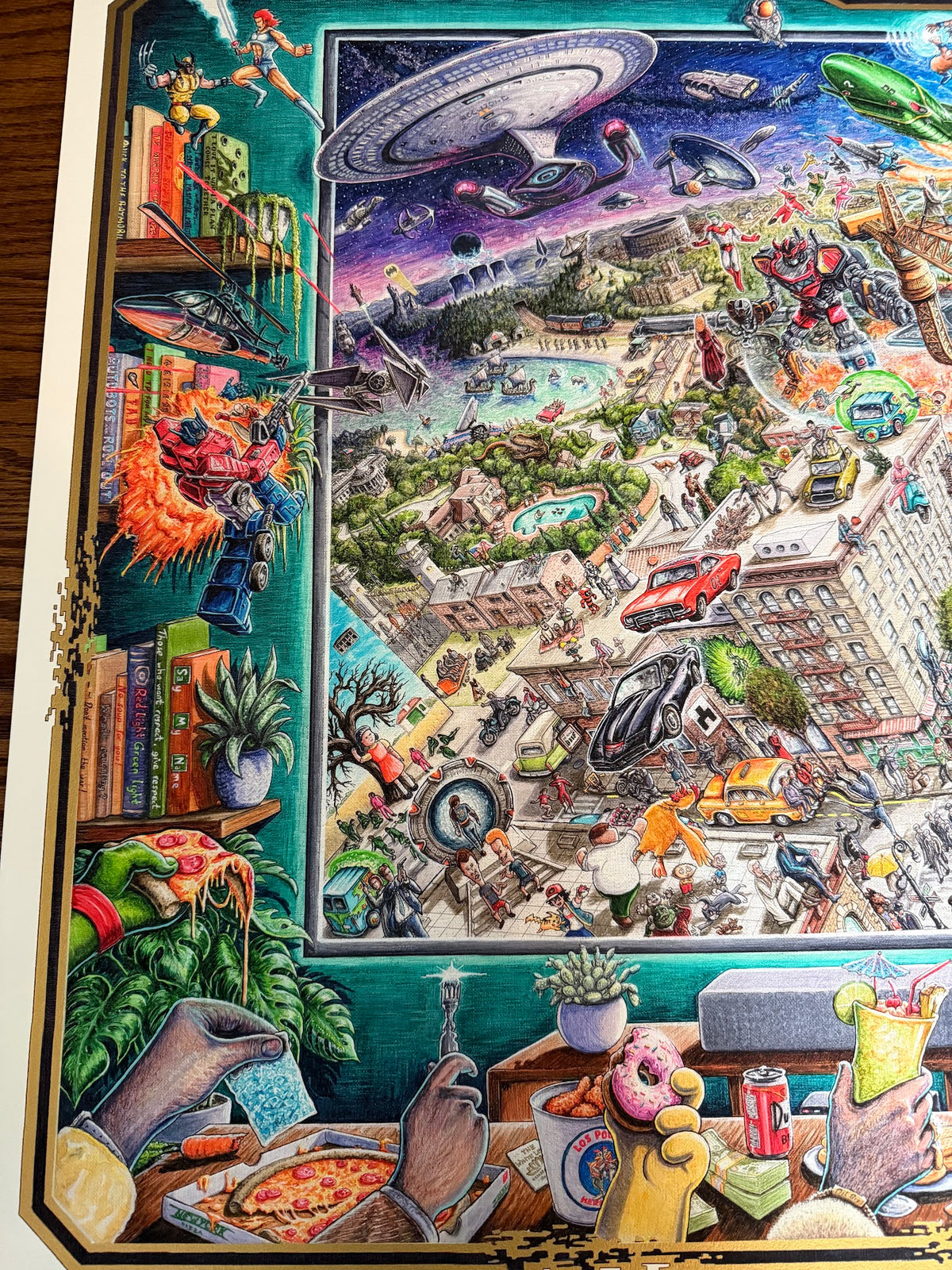 Jeff Murray - The Small Screen - 36x24 - Limited Edition Poster