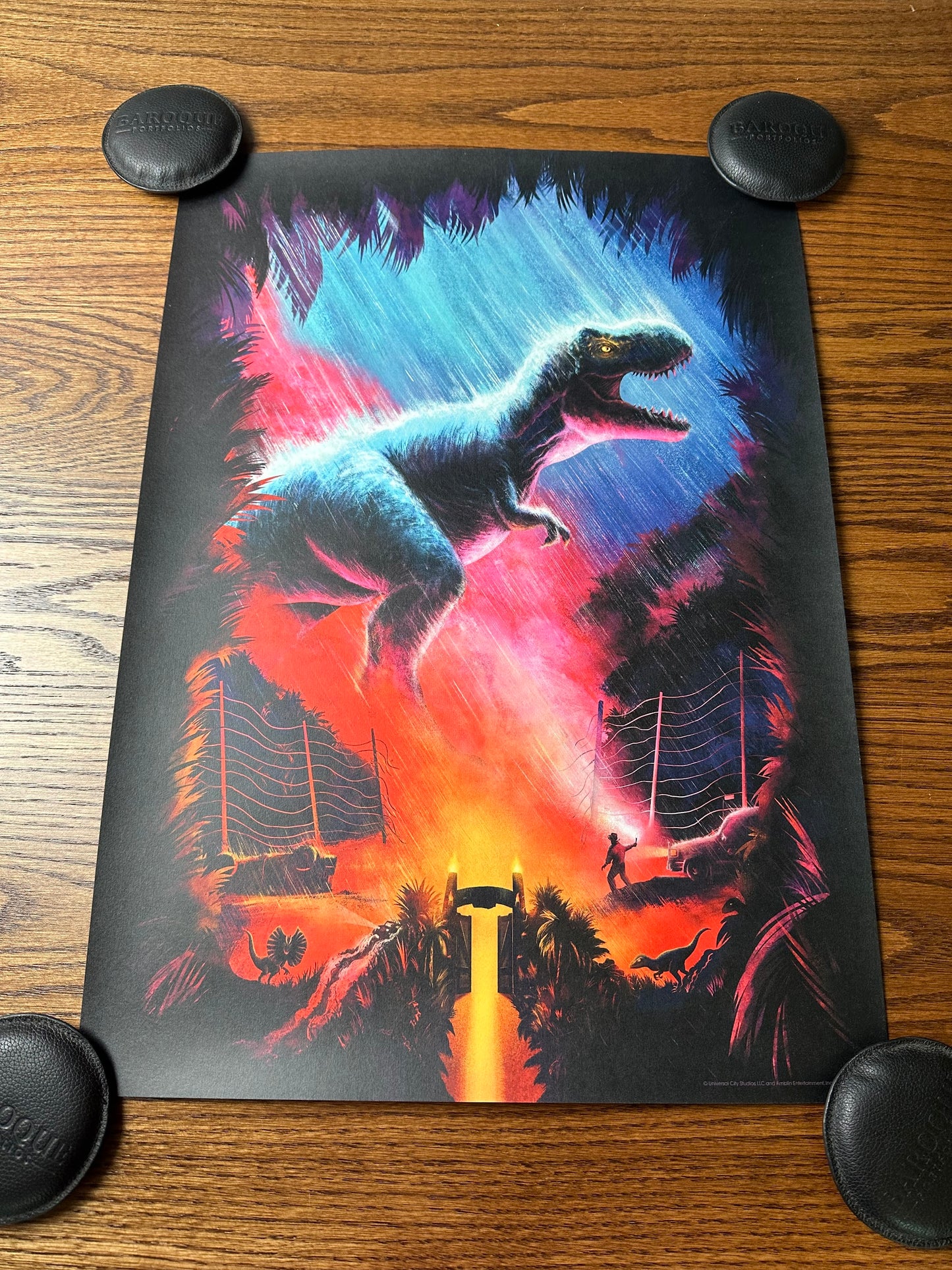 Carly AF - Jurassic Park T-Rex 16.5x23.4 art print