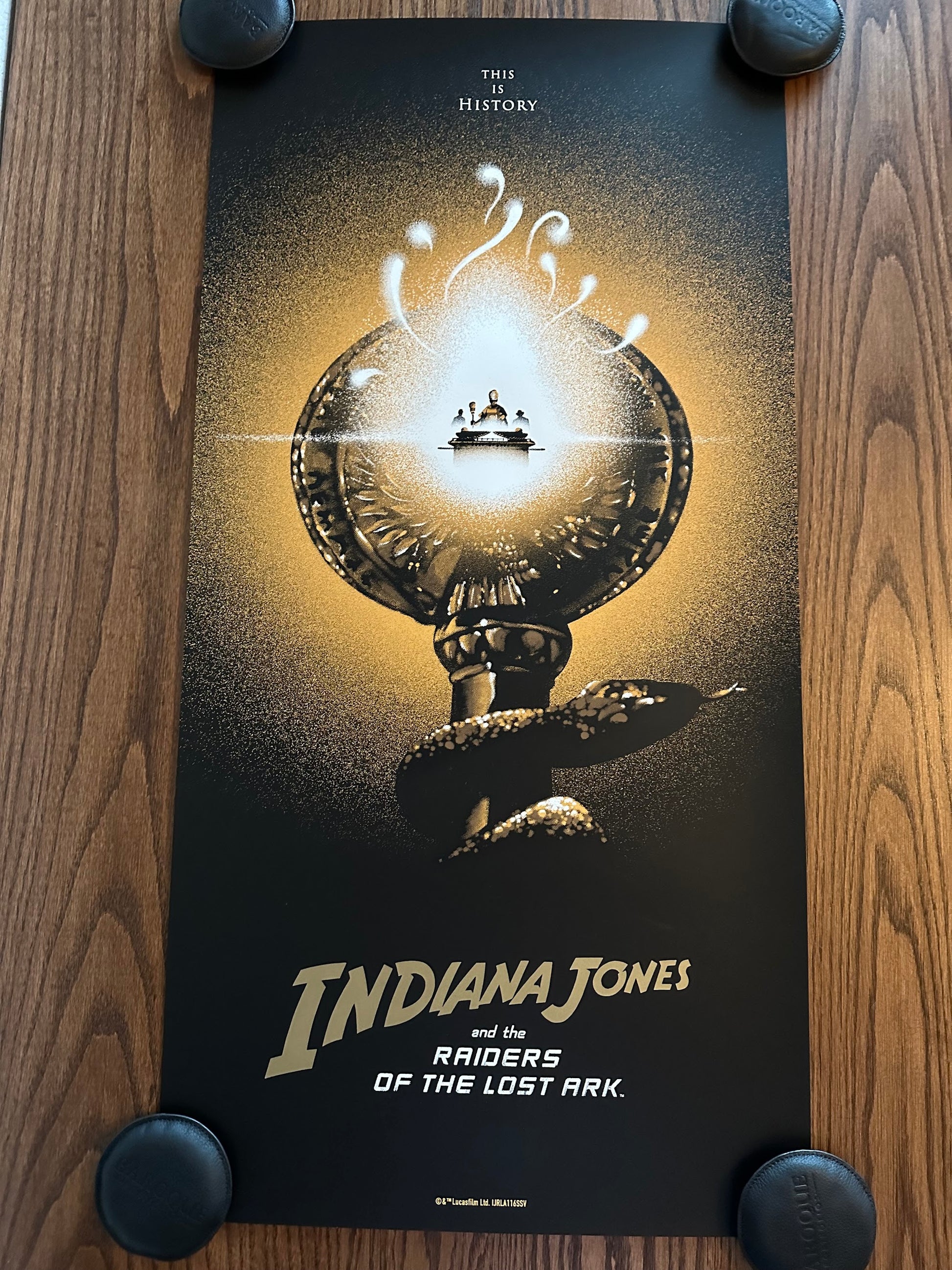 Lyndon Willoughby - Indiana Jones Raiders of the Lost Ark Variant 18x36 movie poster - detail image 2