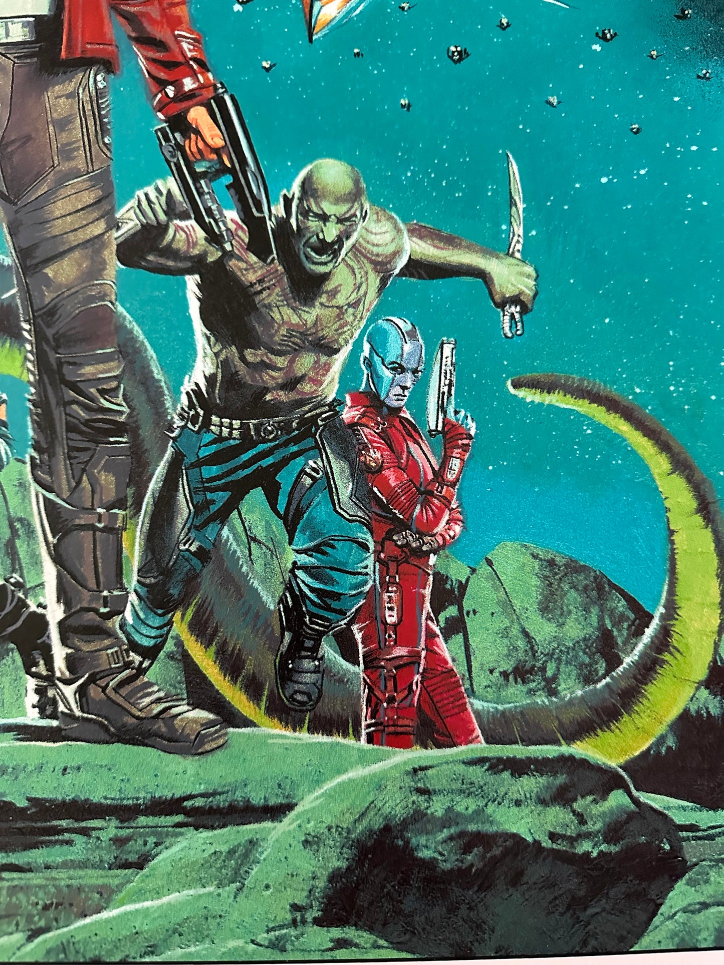 Paul Mann - Guardians of the Galaxy 2 White Variant 24x36 movie poster - detail image 5