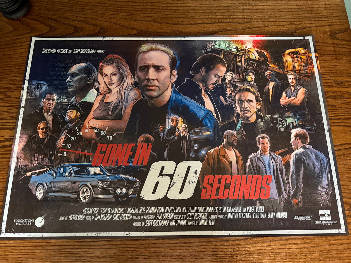Vlad Rodriguez - Gone in 60 Seconds - 36x24 - Limited Edition Poster