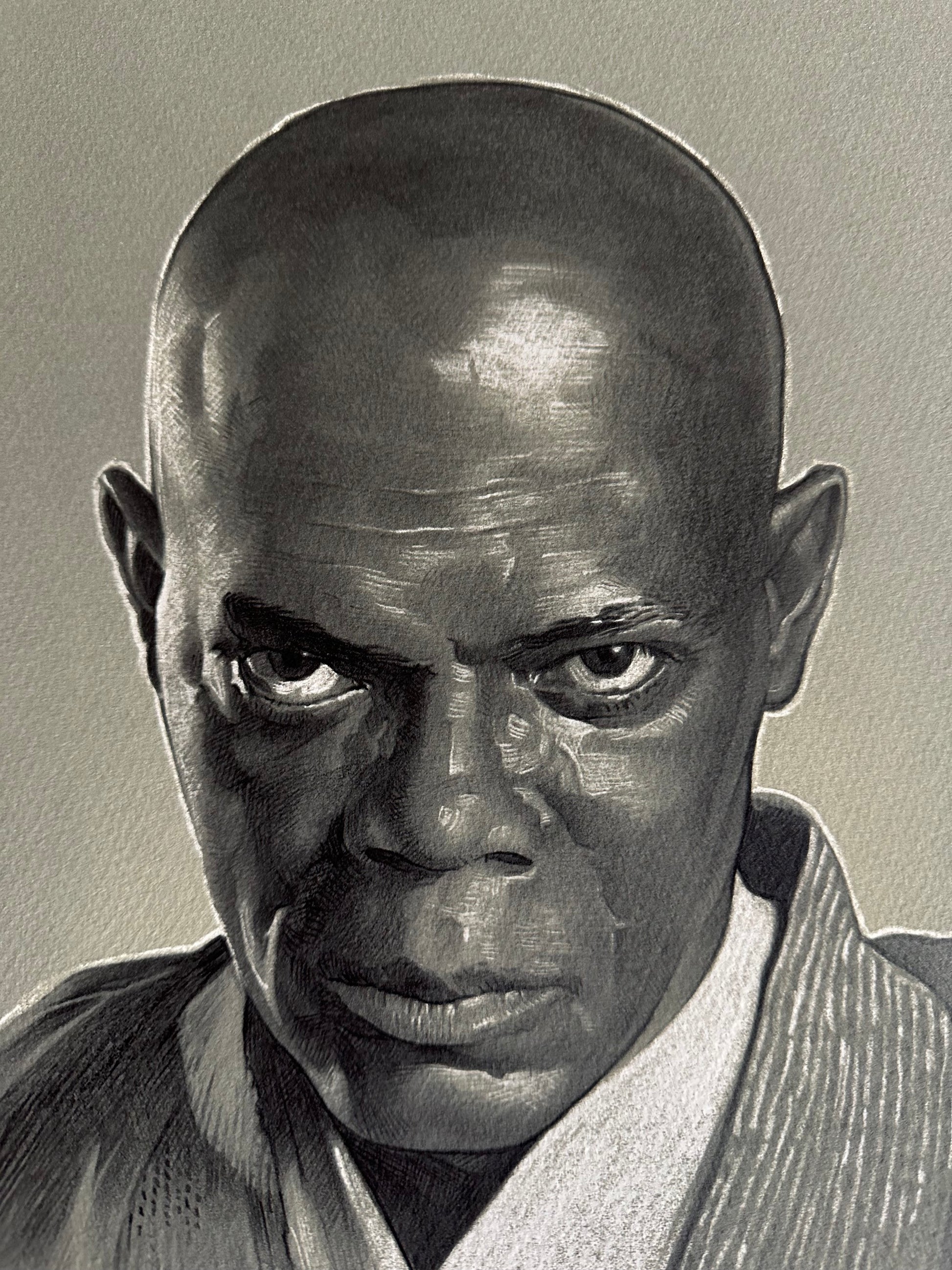 Gabz - Mace Windu Variant 13x19 art print - detail image 2