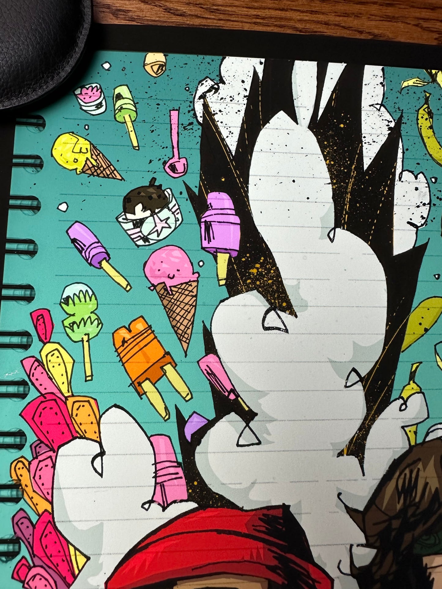 Jim Mahfood - Cheech & Chong 12x16 art print - detail image 3