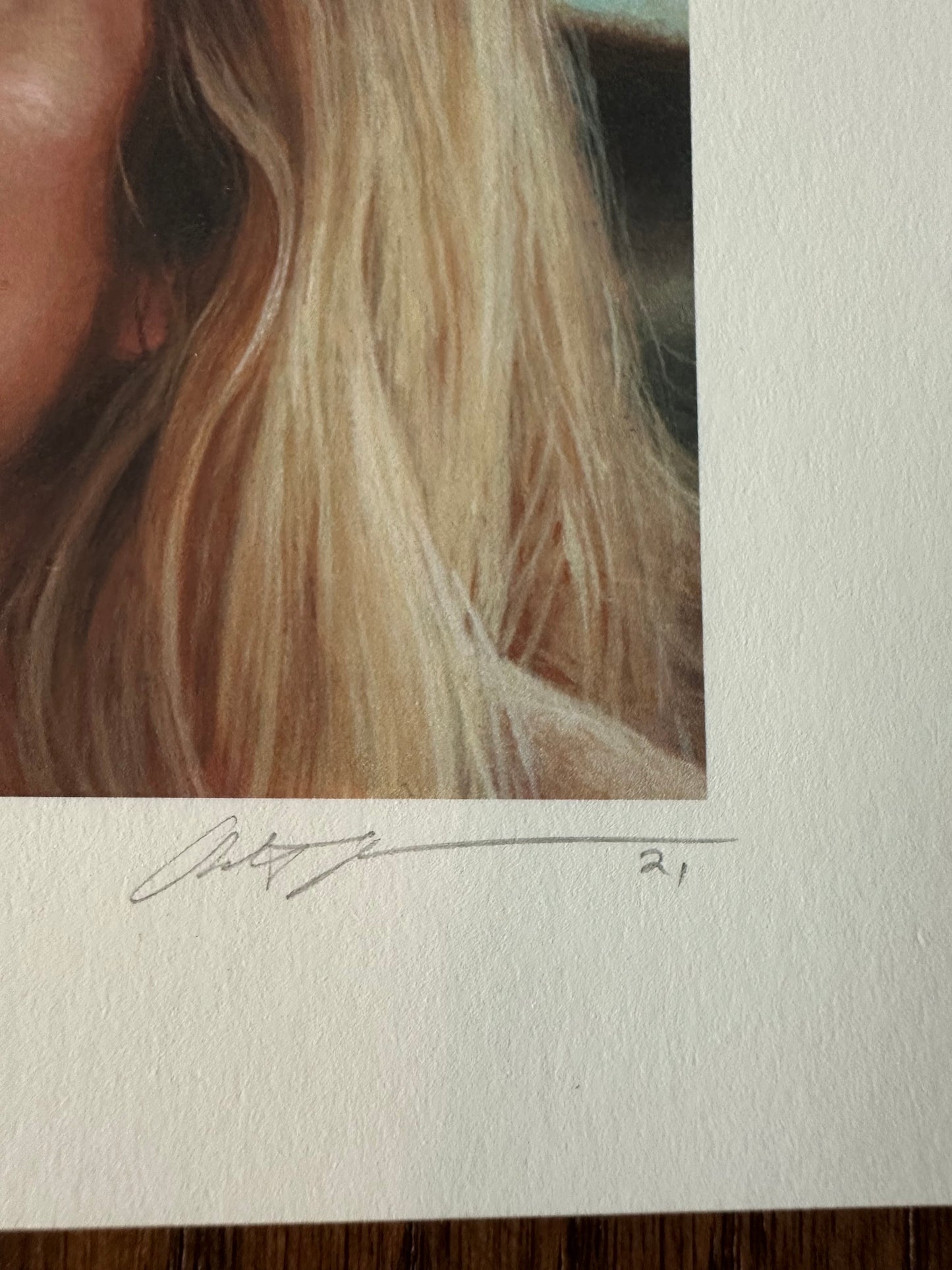 Ashton Gallagher - Schitt's Creek Alexis Rose Portrait 6x6 art print - detail image 4