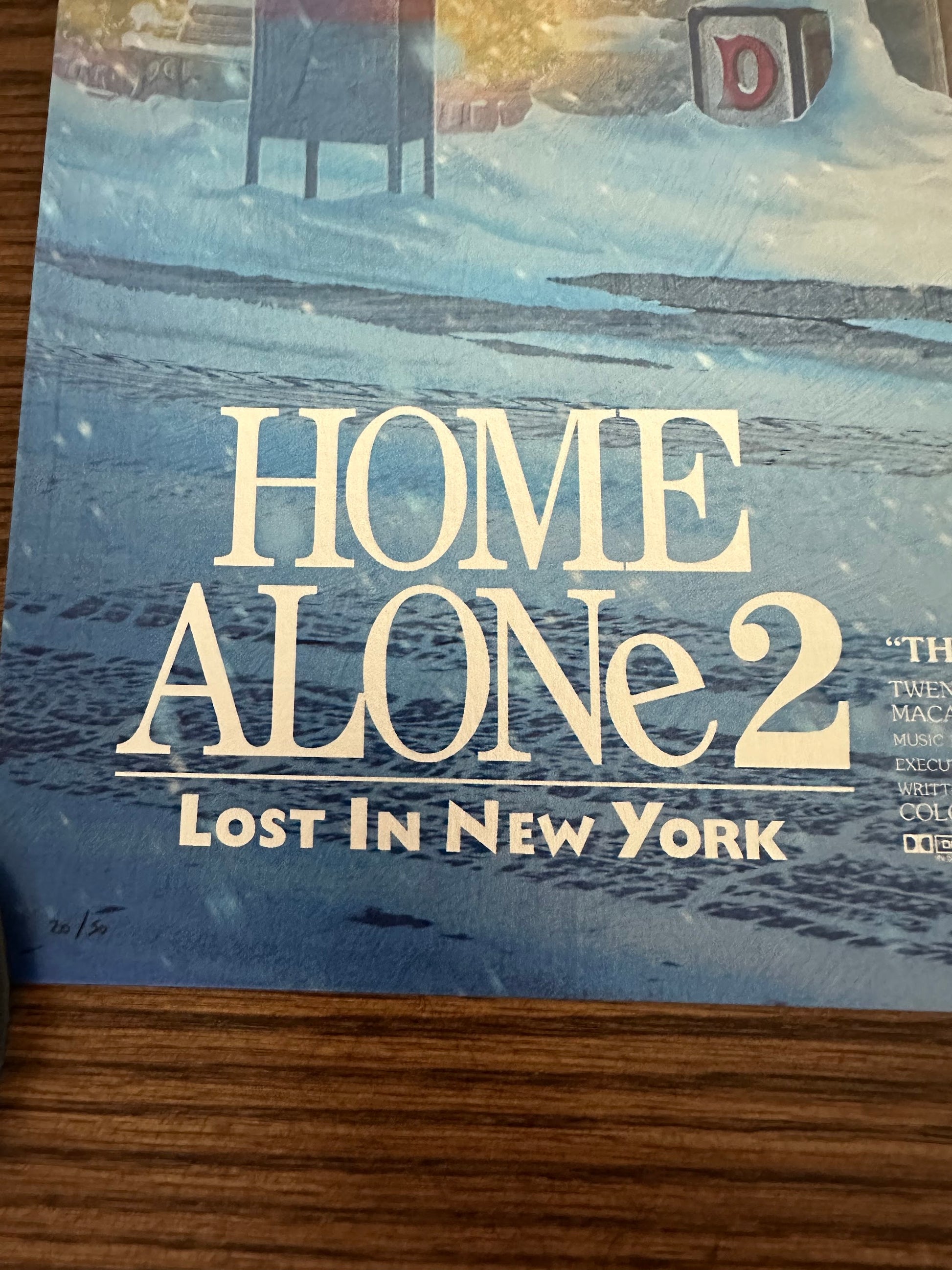 Kevin Wilson - Home Alone 2 Variant 36x24 movie poster - detail image 10