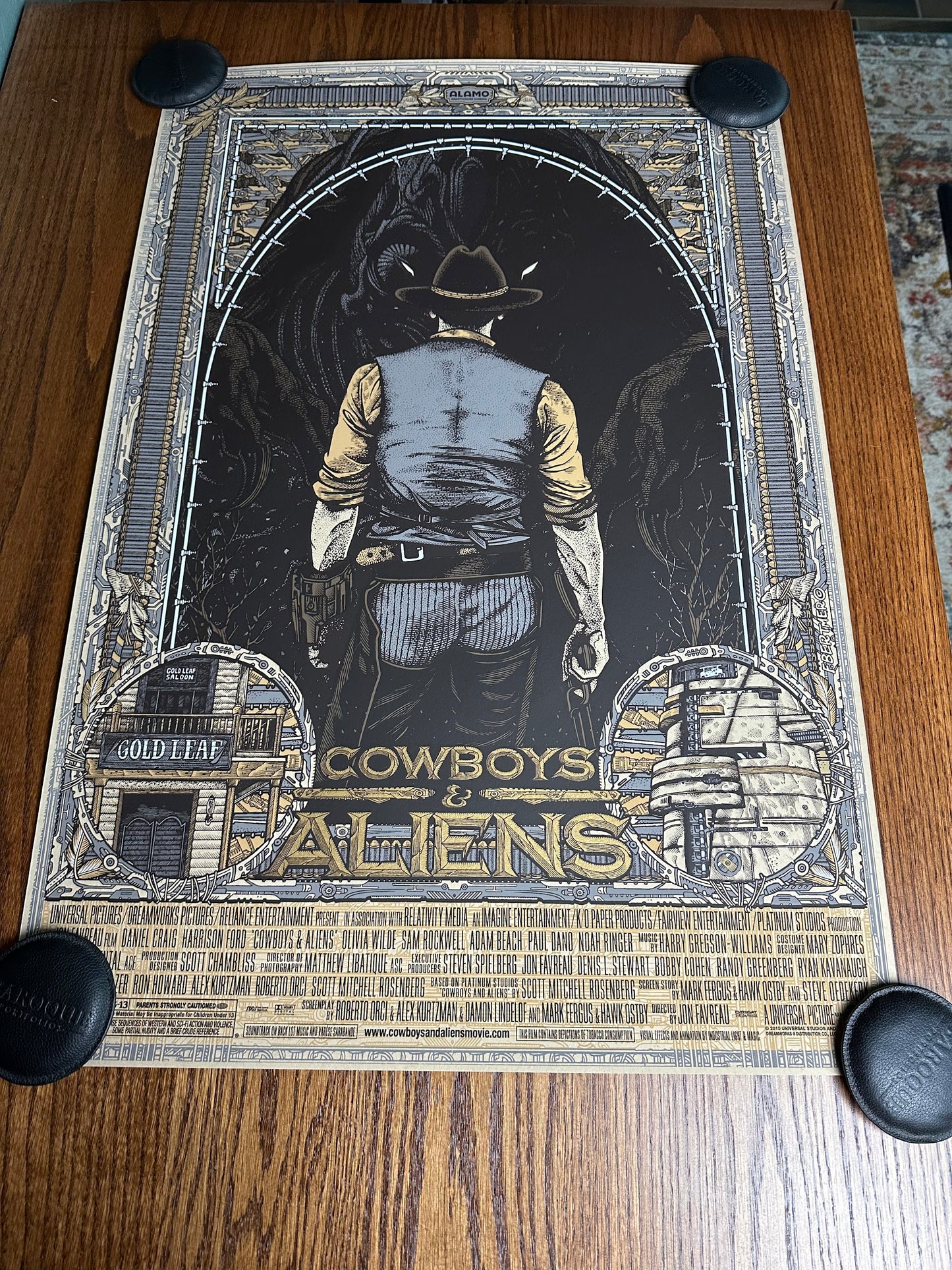 Florian Bertmer - Cowboys & Aliens 24x36 movie poster