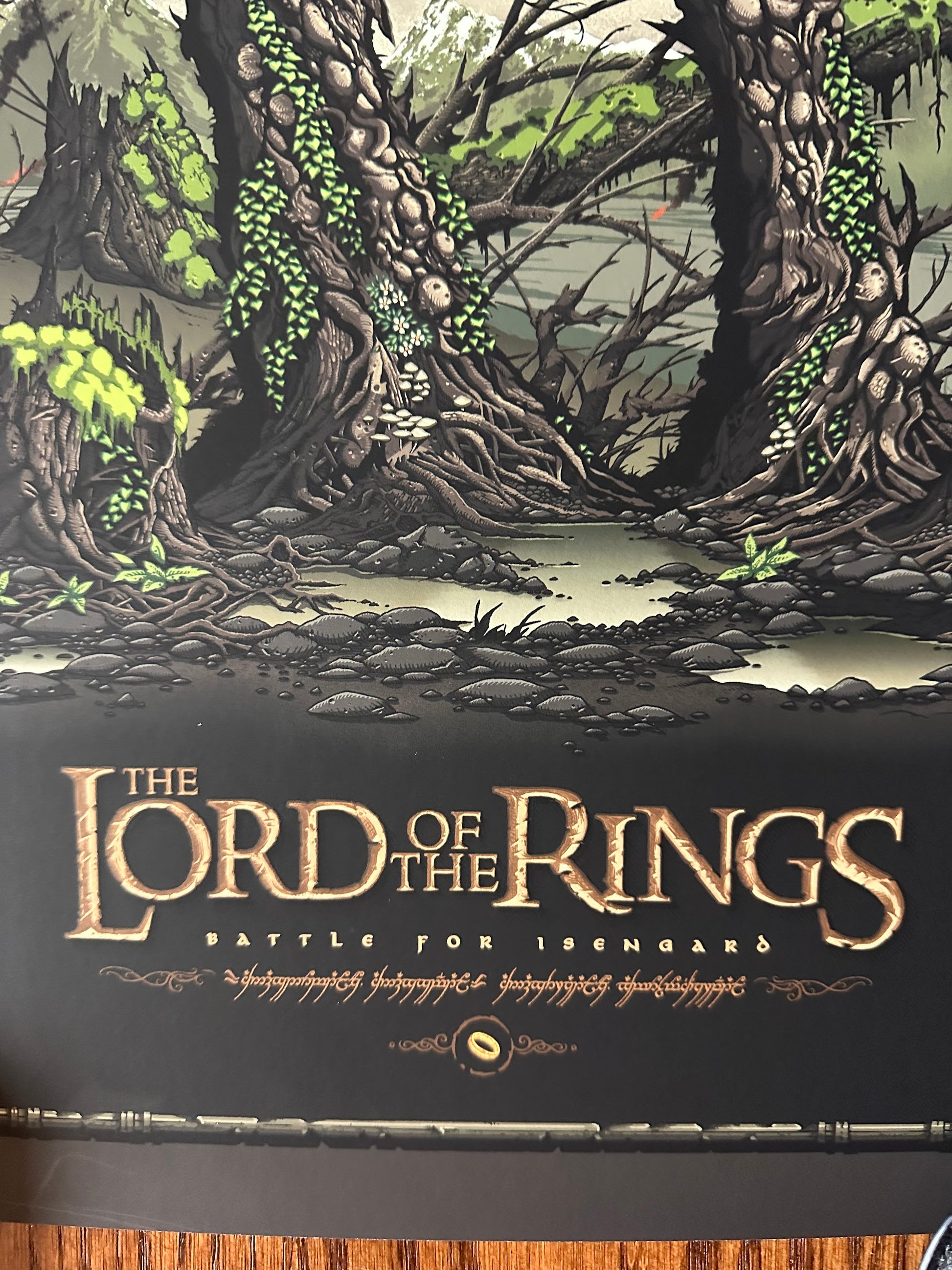 Brad Dunlop - LOTR Battle For Isengard 12x24 movie poster - detail image 4