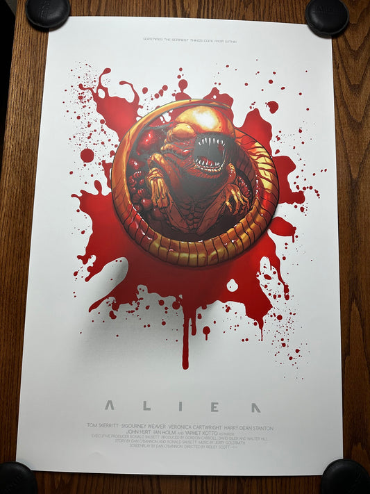 Yvan Quinet - Alien 24x36 movie poster