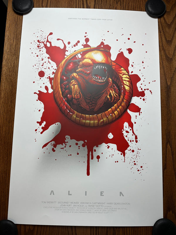 Yvan Quinet - Alien - 24x36 - Limited Edition Poster