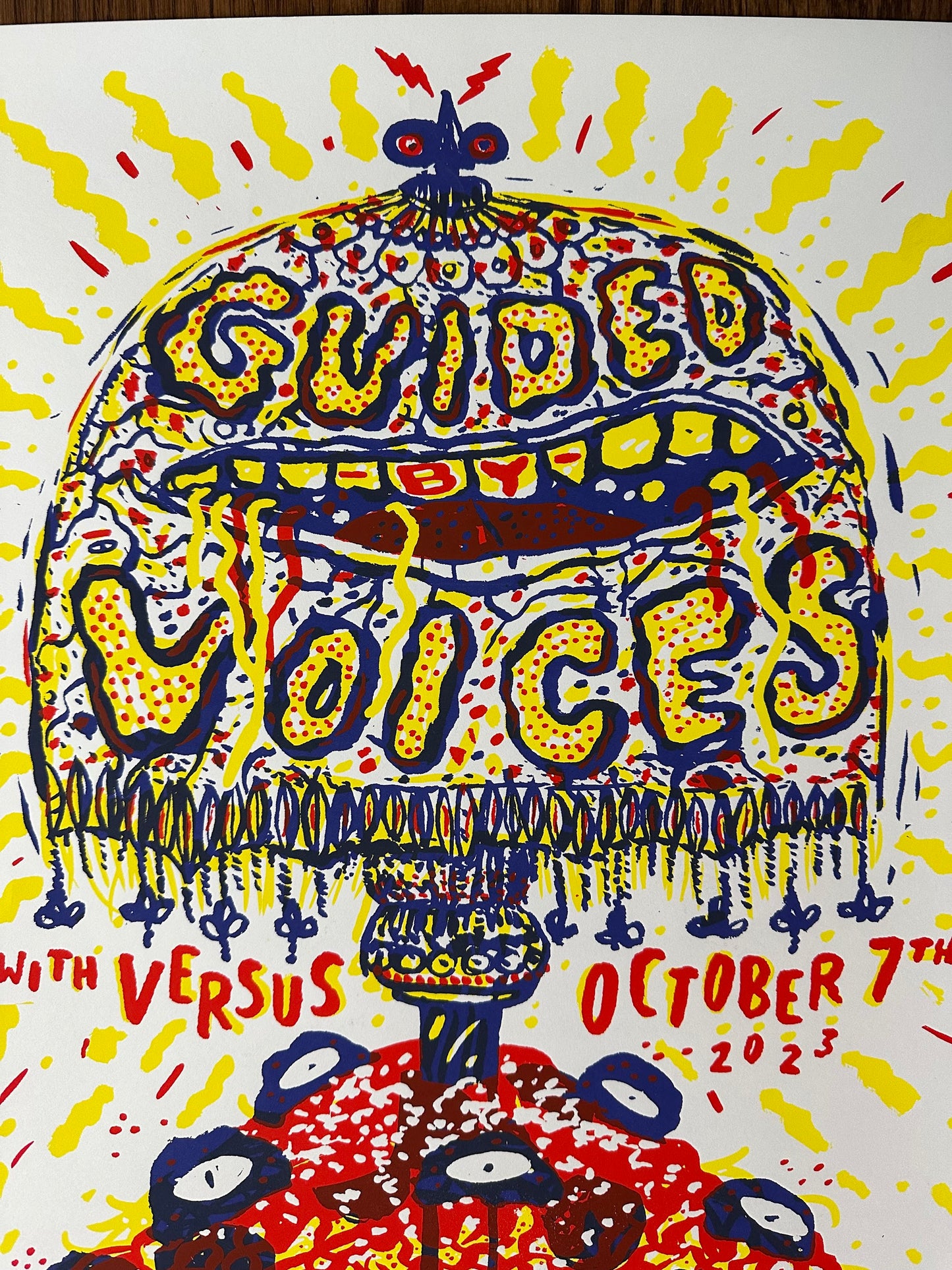 Bubble Process - Guided by Voices Gig Poster 18x24 art print - detail image 2
