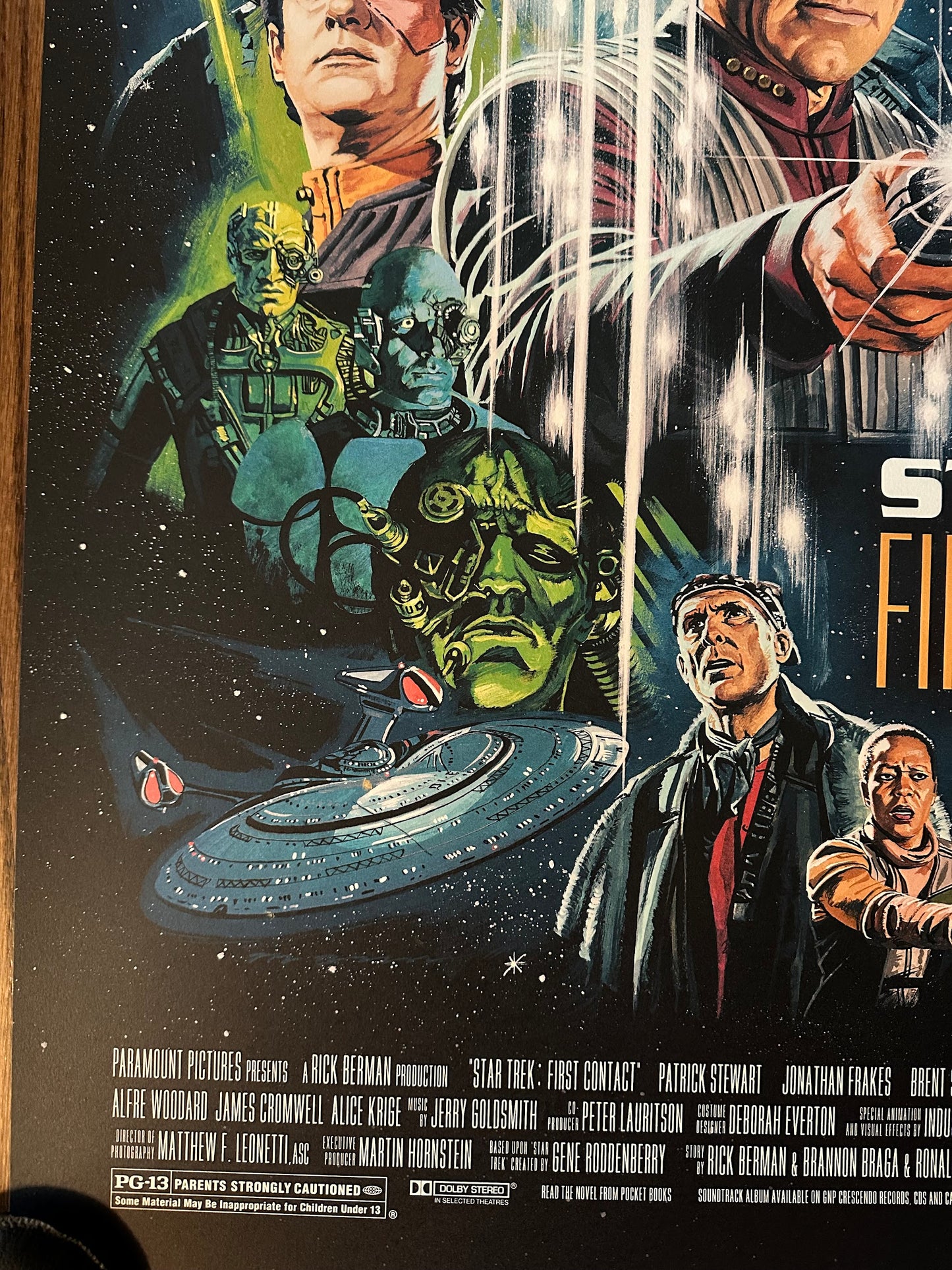 Paul Mann - Star Trek First Contact 24x36 movie poster - detail image 4