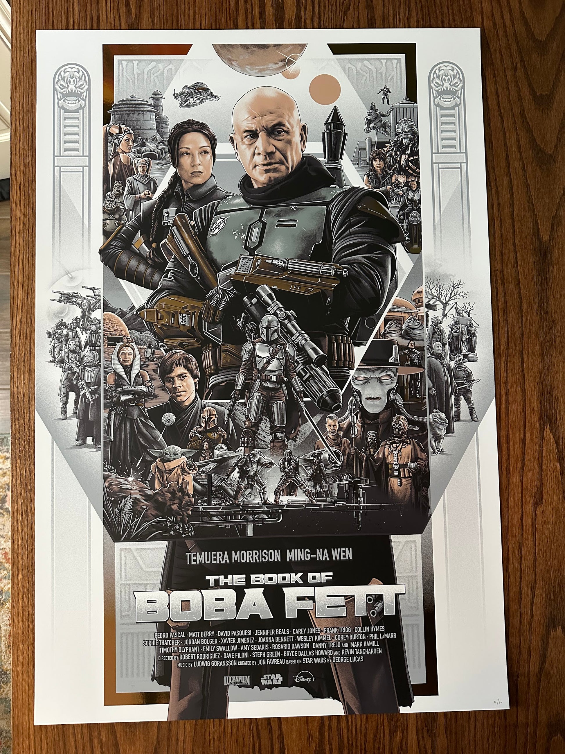 Amien Juugo - The Book of Boba Fett Variant 24x36 movie poster