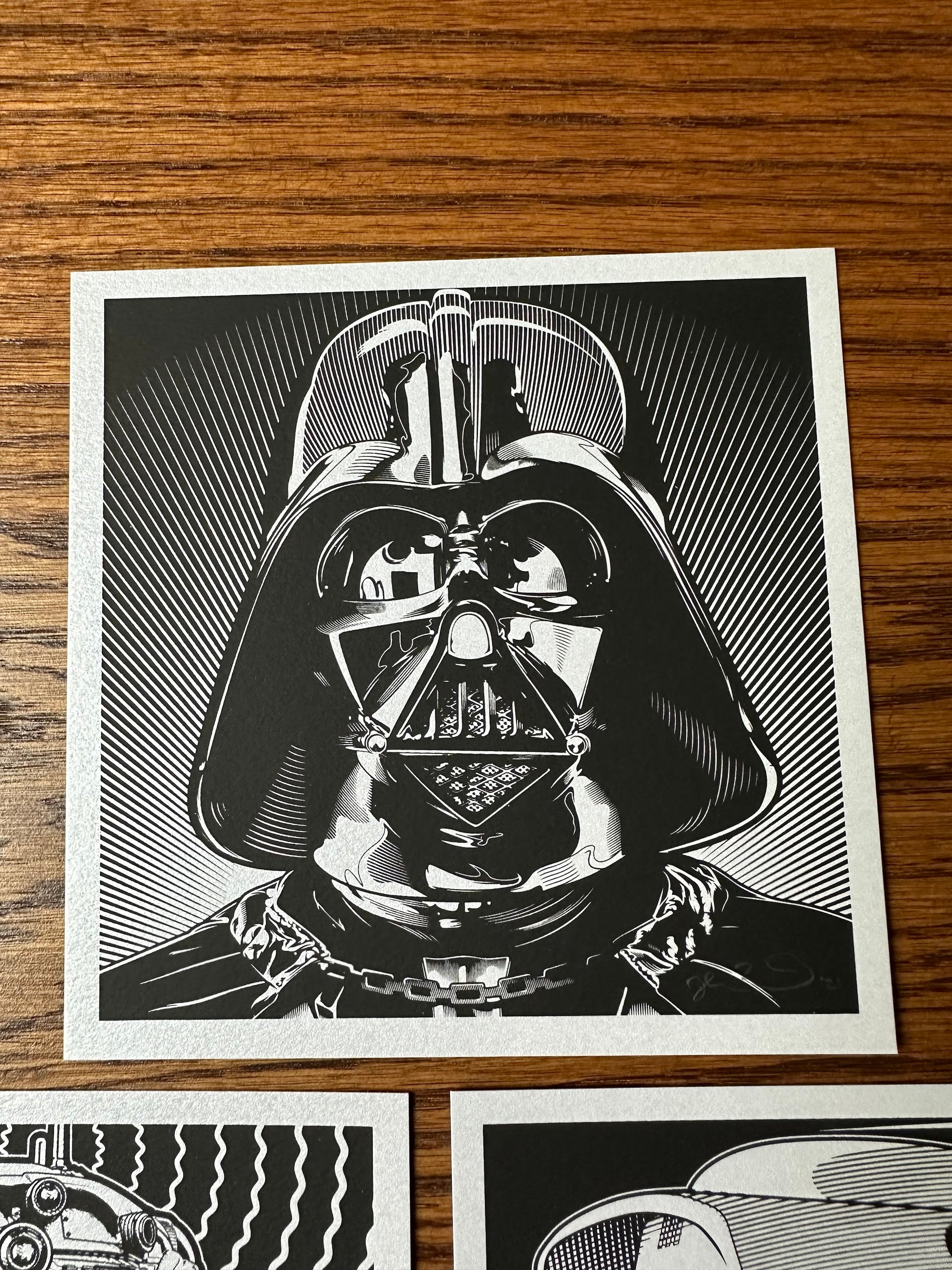 Joshua Budich - Lot of 5 Empire Jedi Mind Tricks 6x6 art print - detail image 2