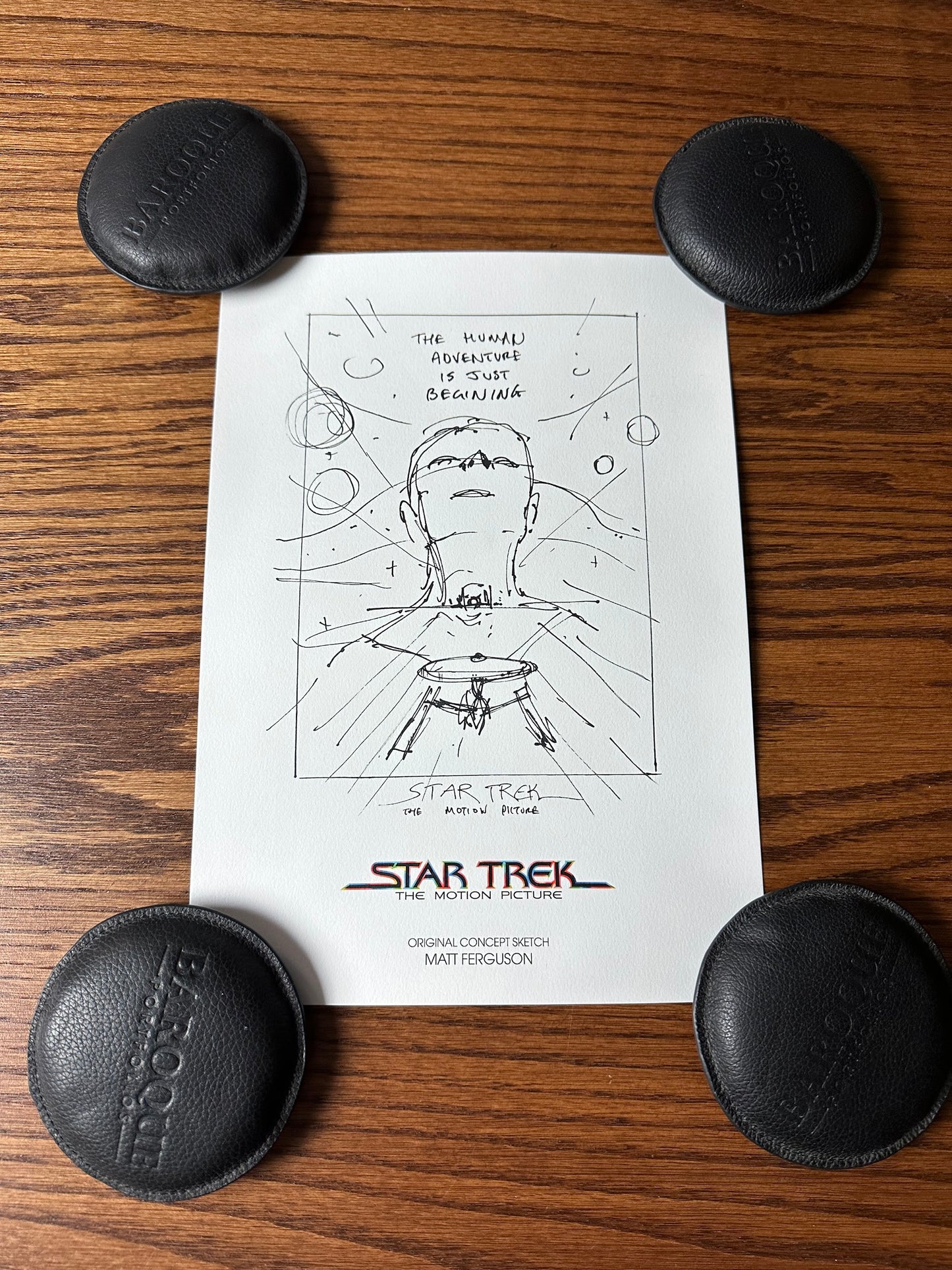Matt Ferguson - Star Trek Motion Picture Concept Sketch 8.25x11.75 art print