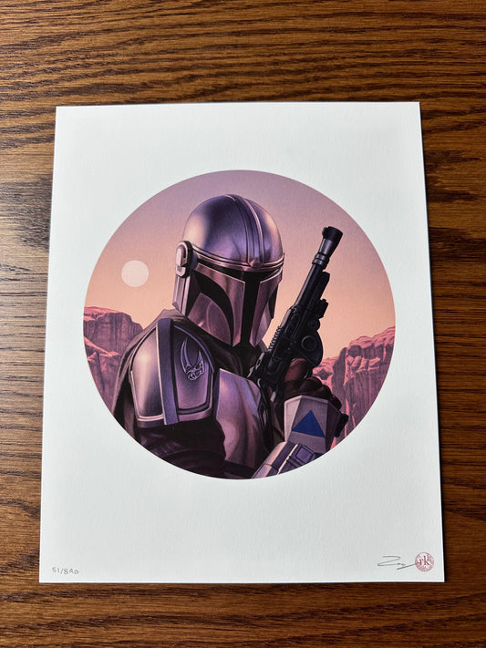 Rory Kurtz - The Mandalorian "The Way" Portrait 8x10 art print