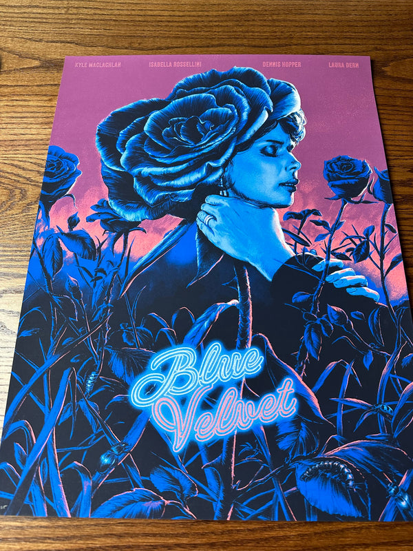 Juan Esteban - Blue Velvet - 18x24 - Limited Edition Poster