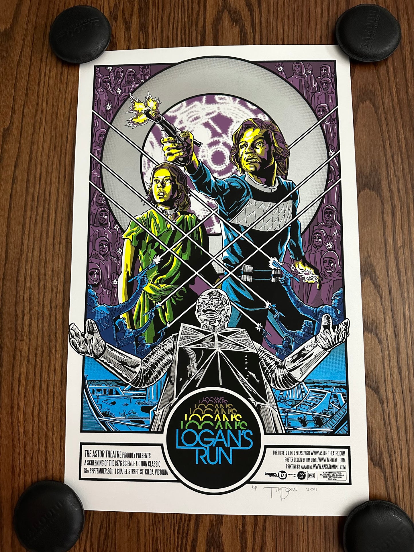 Tim Doyle - Logan's Run Variant 16x26 movie poster