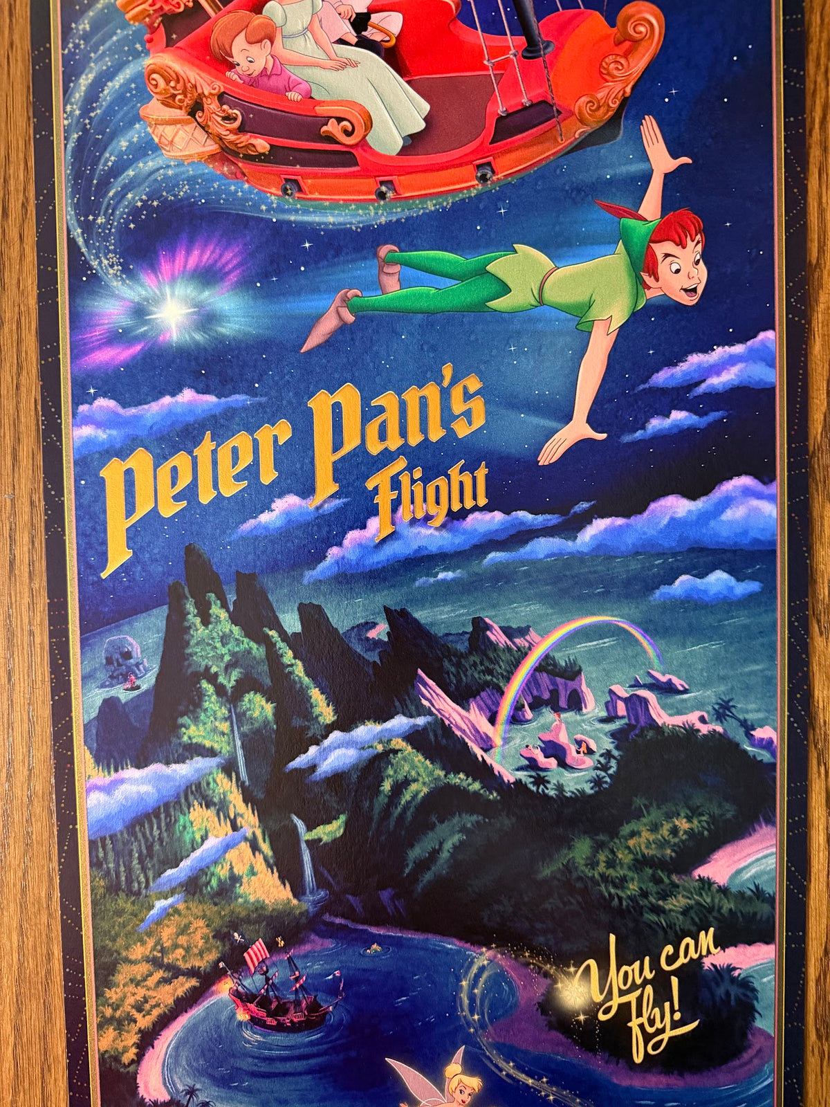 Kevin Wilson - Peter Pan's Flight - 12x24 - Limited Edition Poster