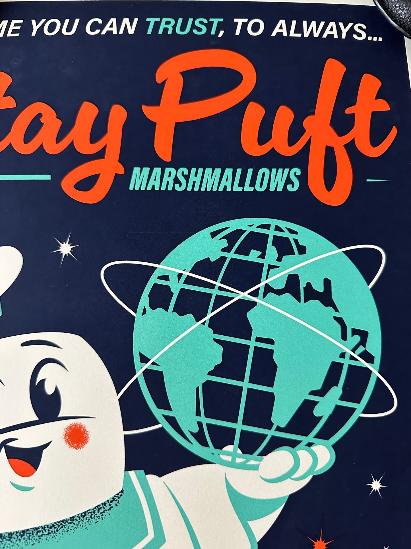 Dave Perillo - Ghostbusters Stay Puft Ad 12x18 art print - detail image 3