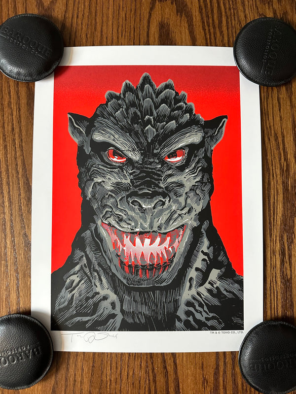 Tim Doyle - Godzilla 1954 Portrait - 12x16 - Limited Edition Print