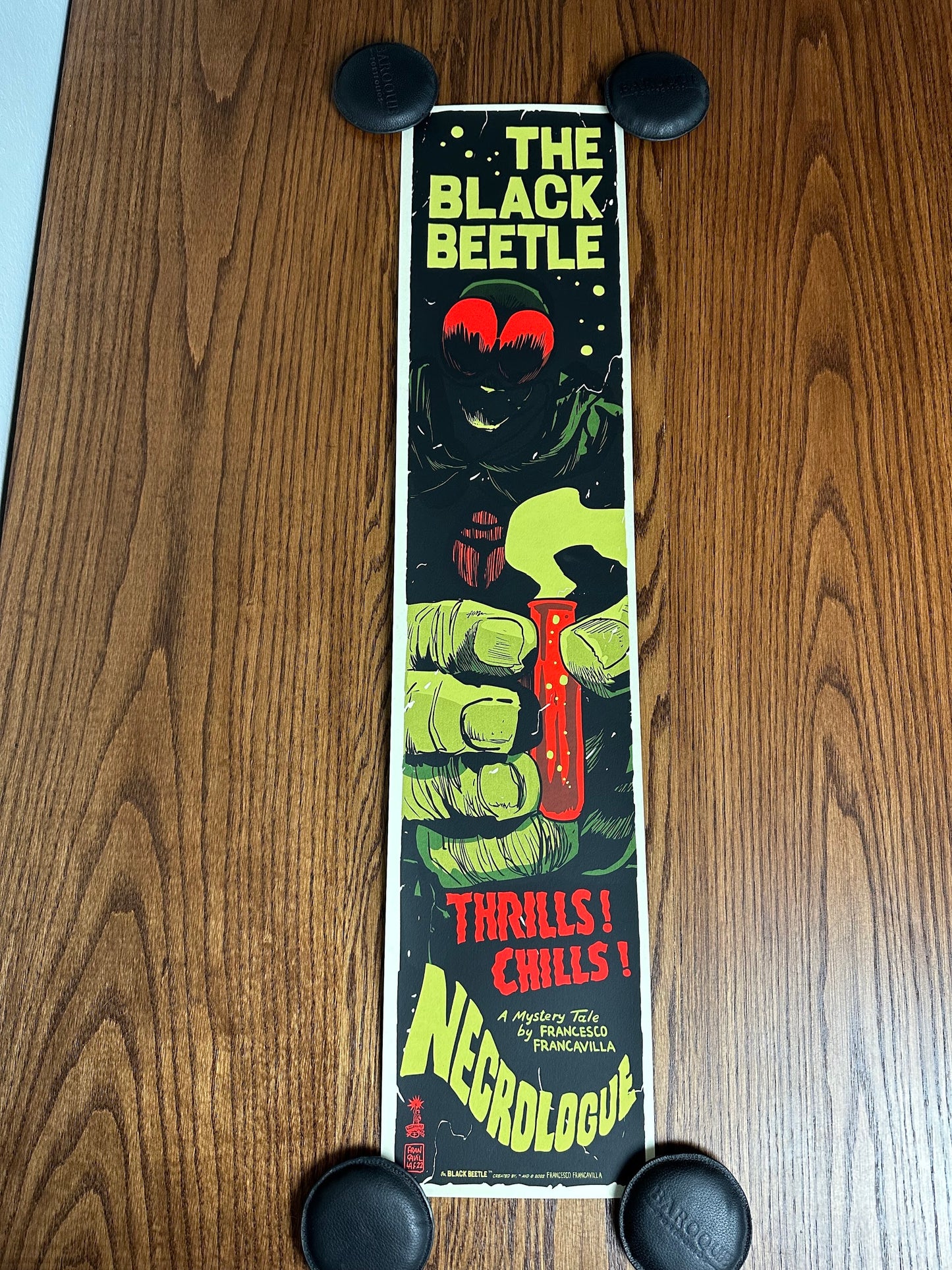 Francesco Francavilla - The Black Beetle 8x36 movie poster