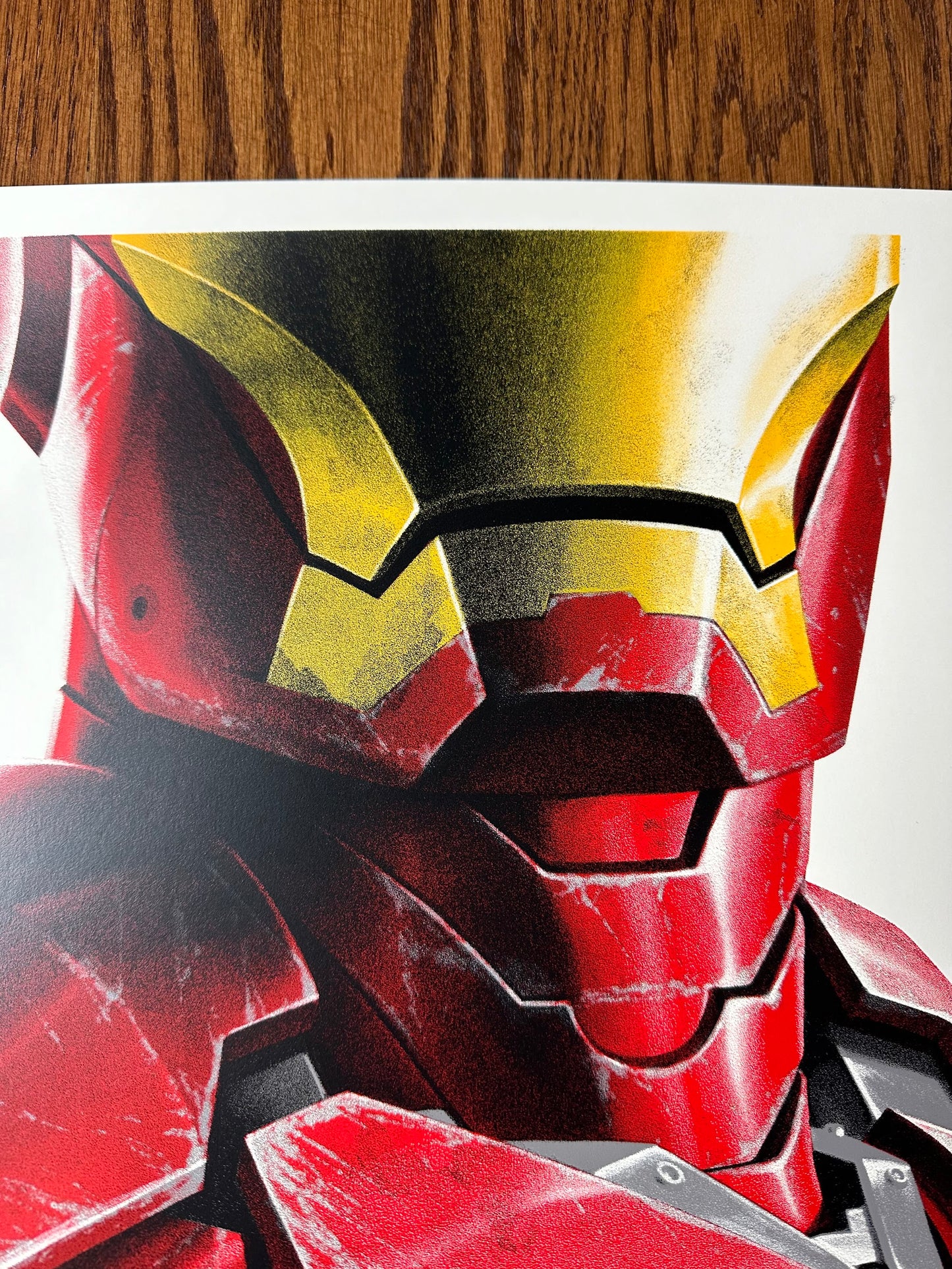Phantom City Creative - Iron Man Mark III Battle Variant 24x36 movie poster - detail image 2