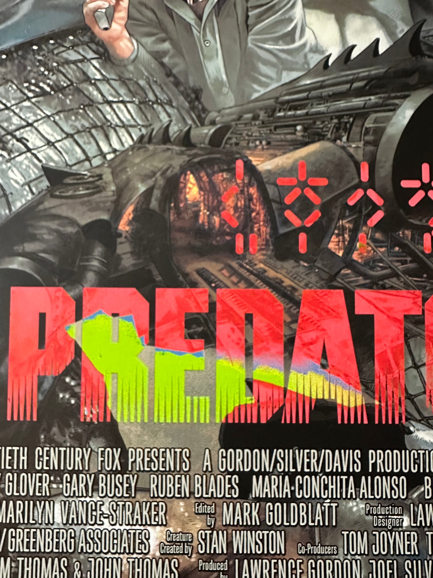 Juan Burgos - Predator 2 Variant 24x36 movie poster - detail image 5