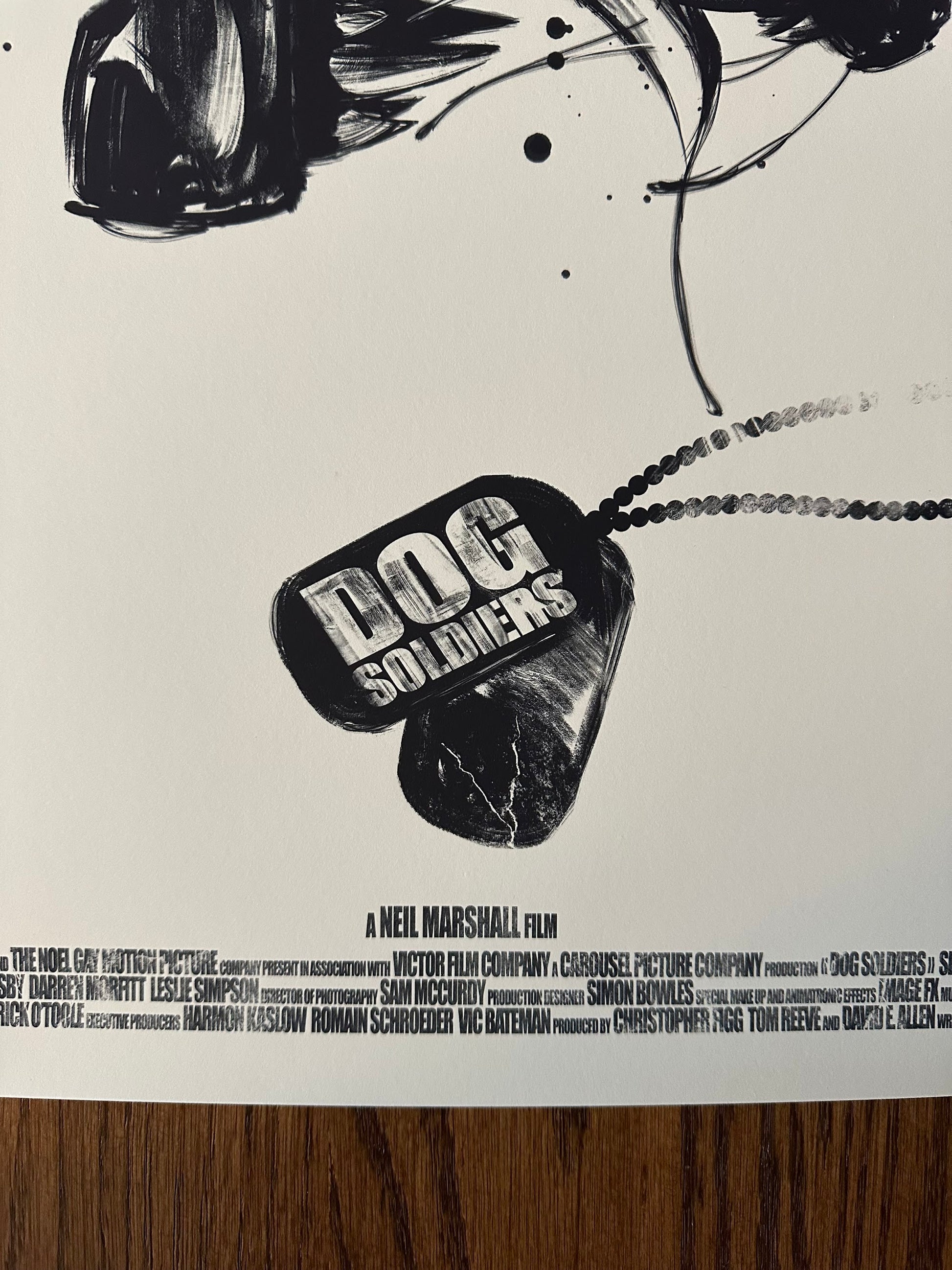 Yvan Quinet - Dog Soldiers 16x24 movie poster - detail image 3