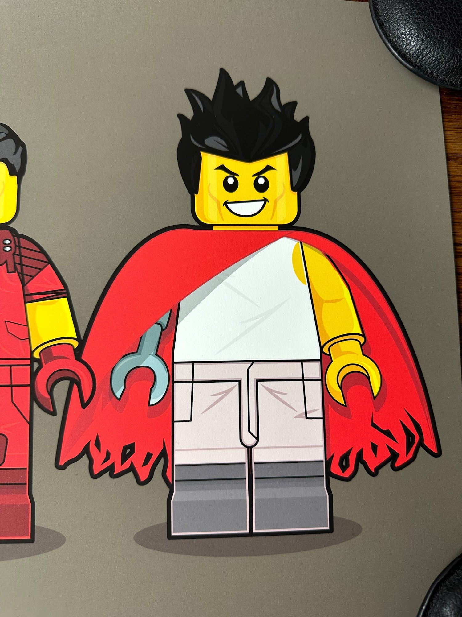 Dan Shearn - Lego Akira 12x12 art print - detail image 2