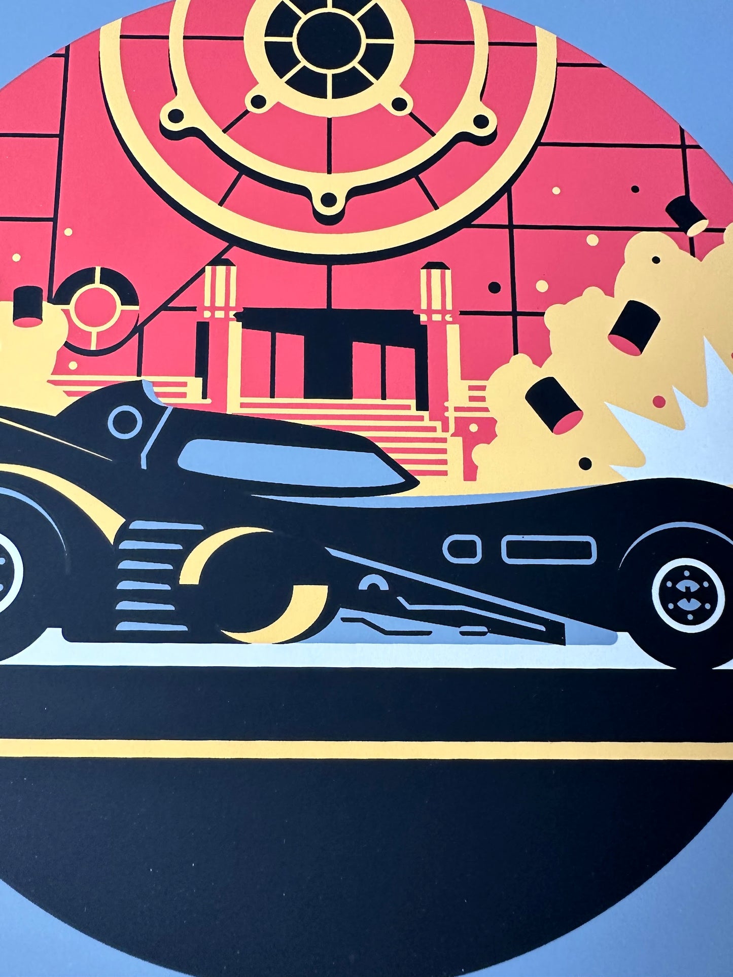 DKNG - Batmobile 12x12 art print - detail image 2