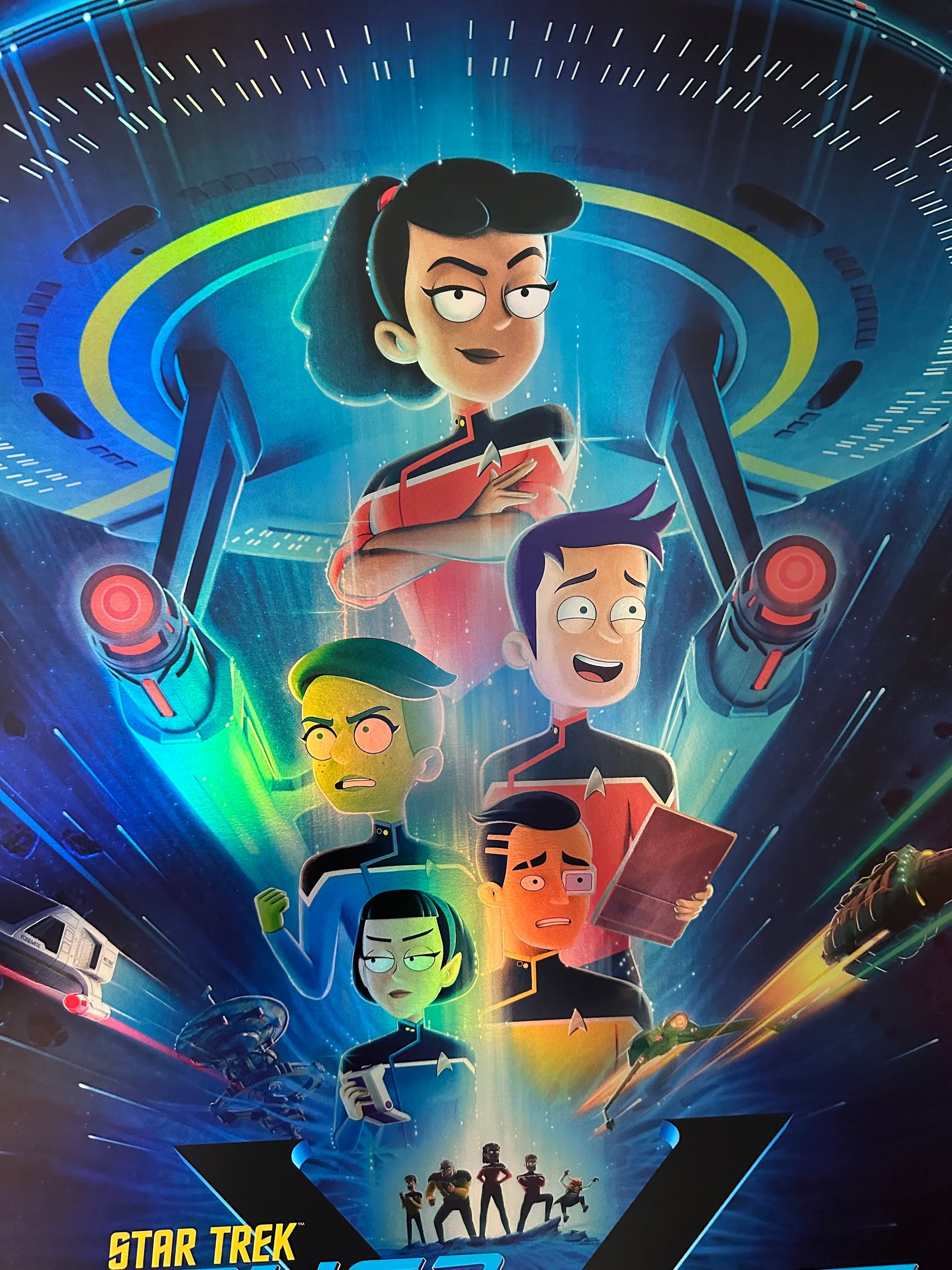 Matt Ferguson - Star Trek Lower Decks Foil Variant 24x36 movie poster - detail image 3
