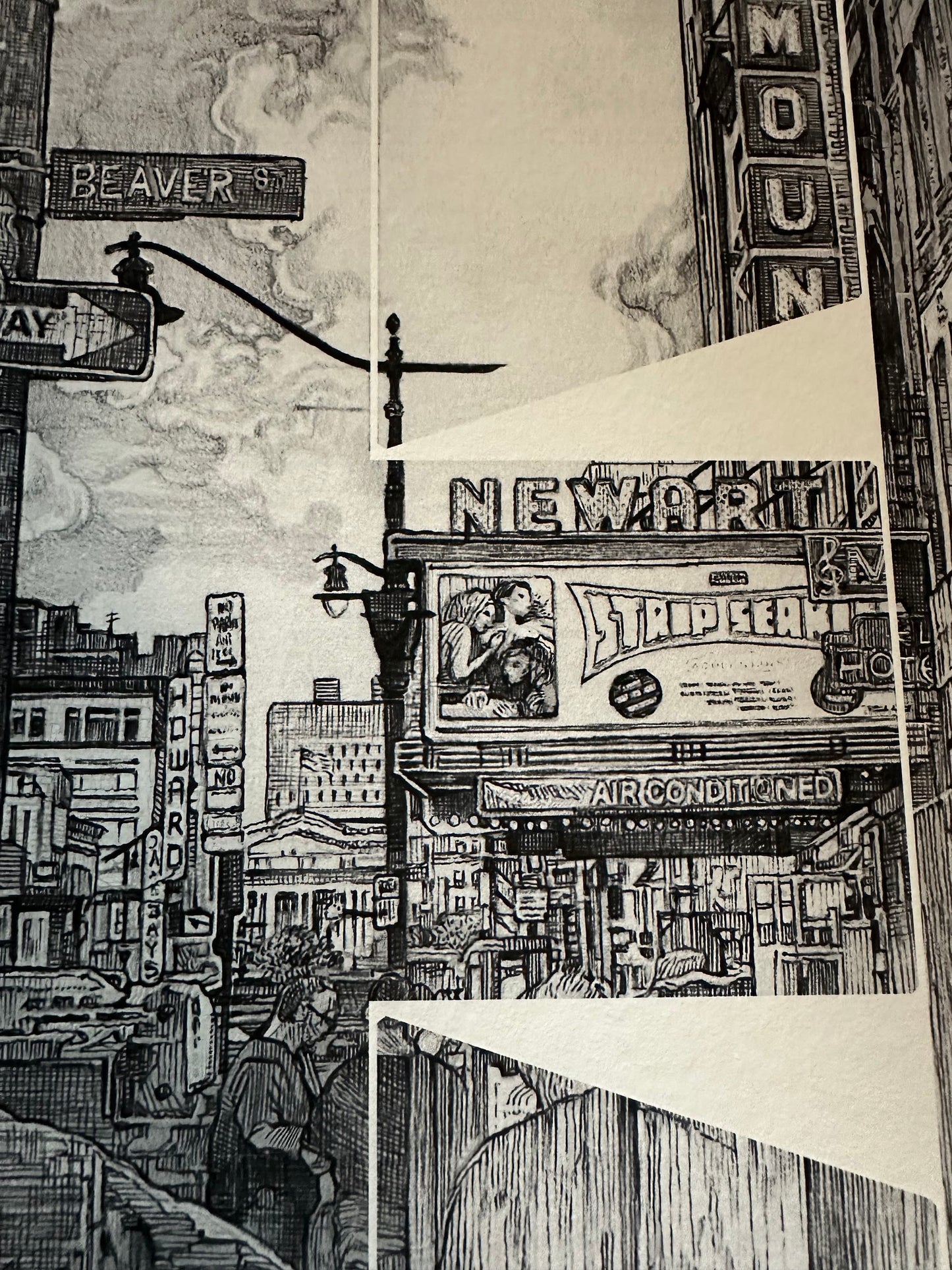 Krzysztof Domardzki - Joker Arthur Pencil Variant 36x24 movie poster - detail image 7