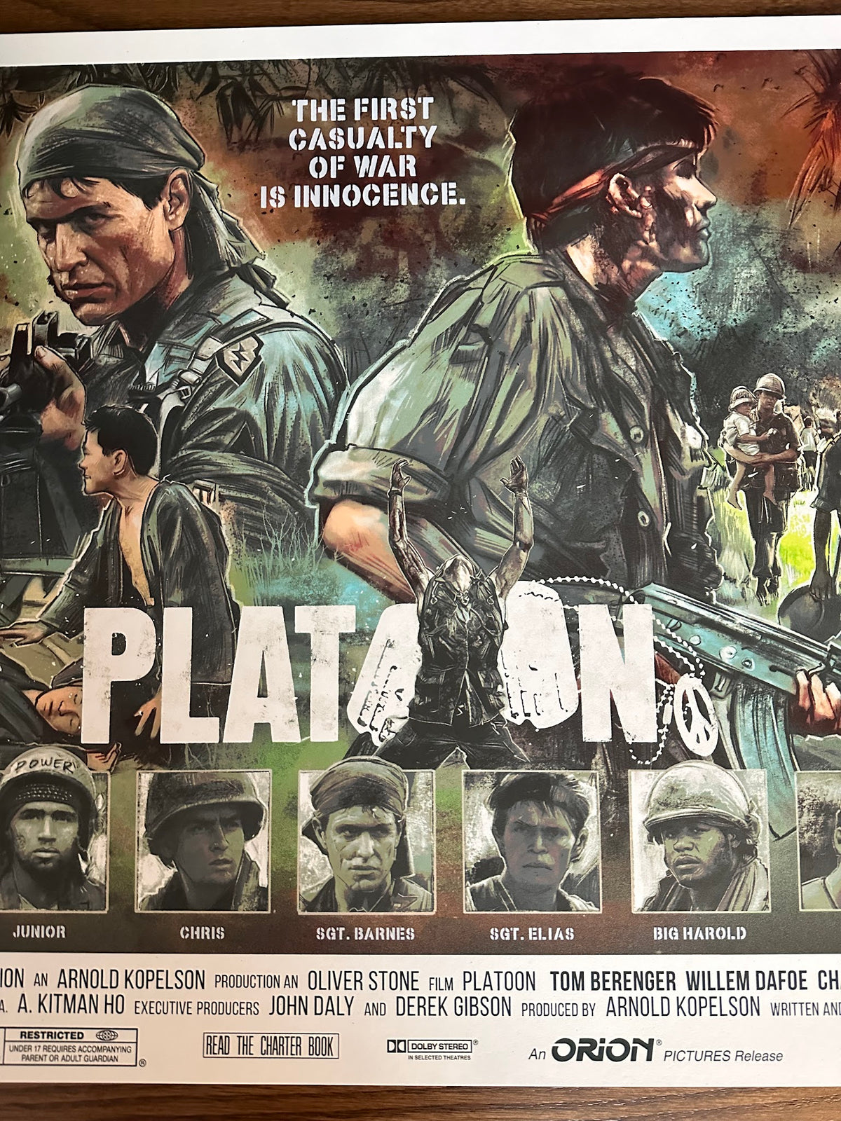 Vlad Rodriguez - Platoon - 36x24 - Limited Edition Poster