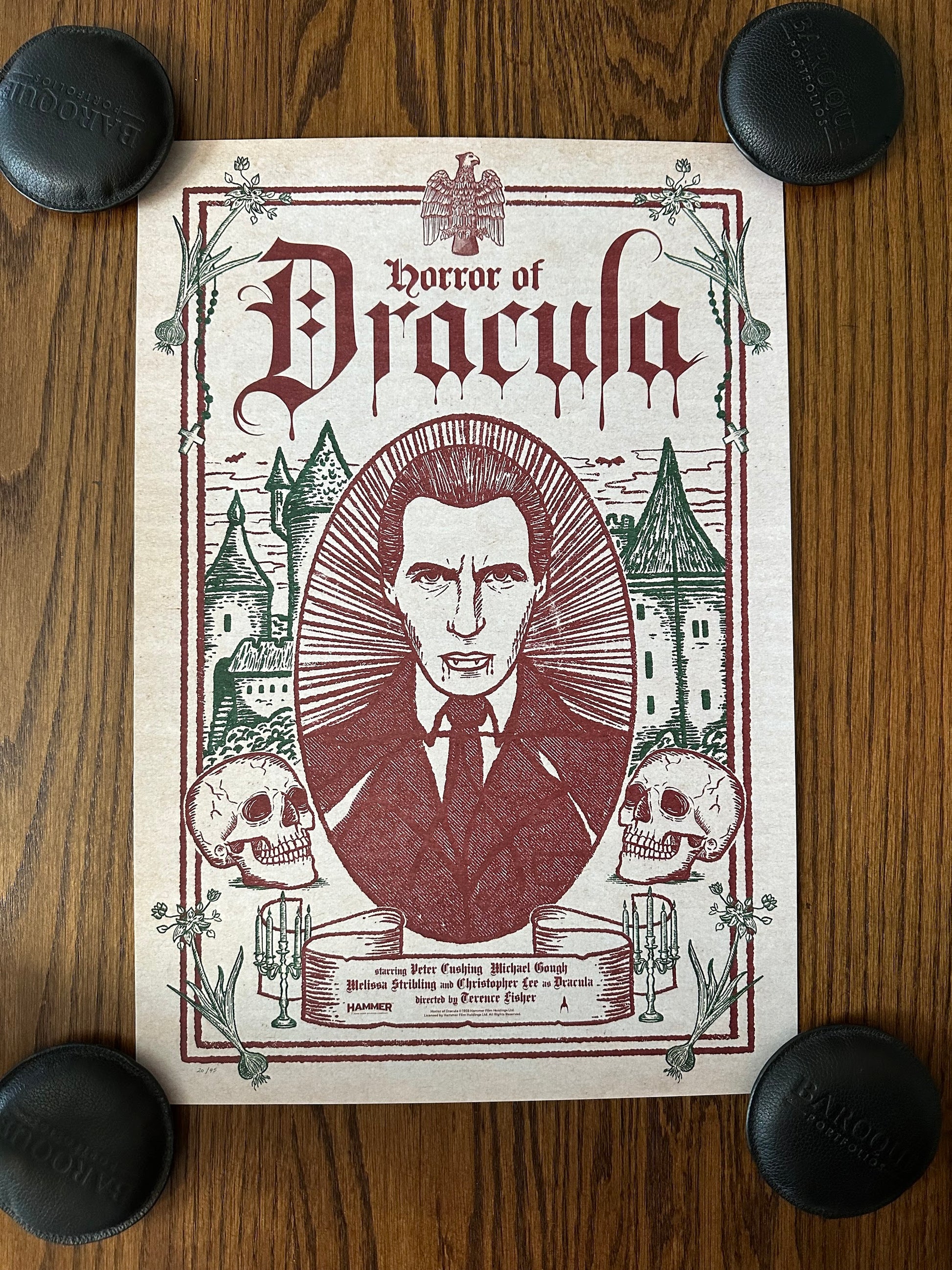 Sarah Sumeray - Horror of Dracula 13x19 art print