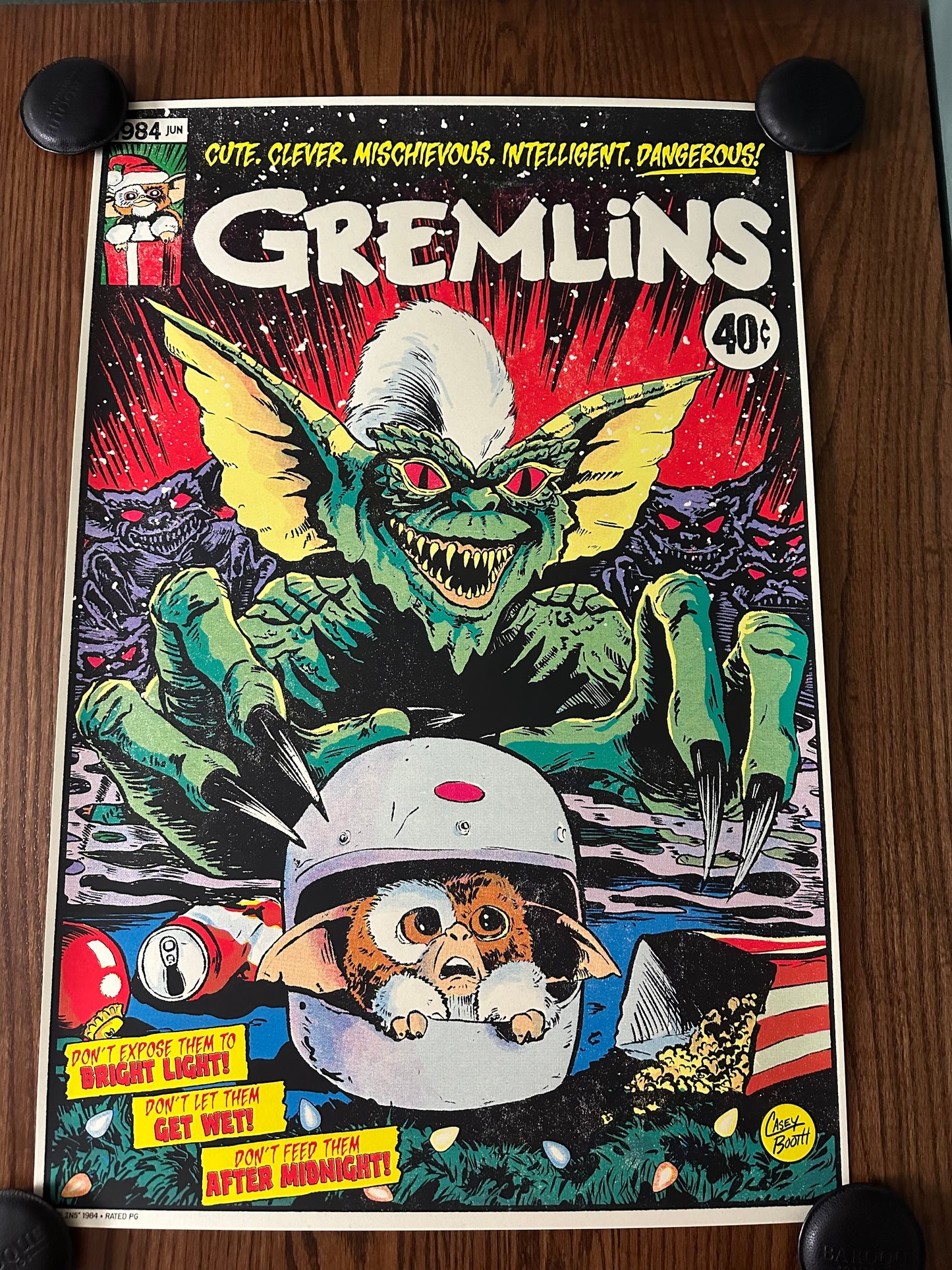 Casey Booth - Gremlins 24x36 movie poster