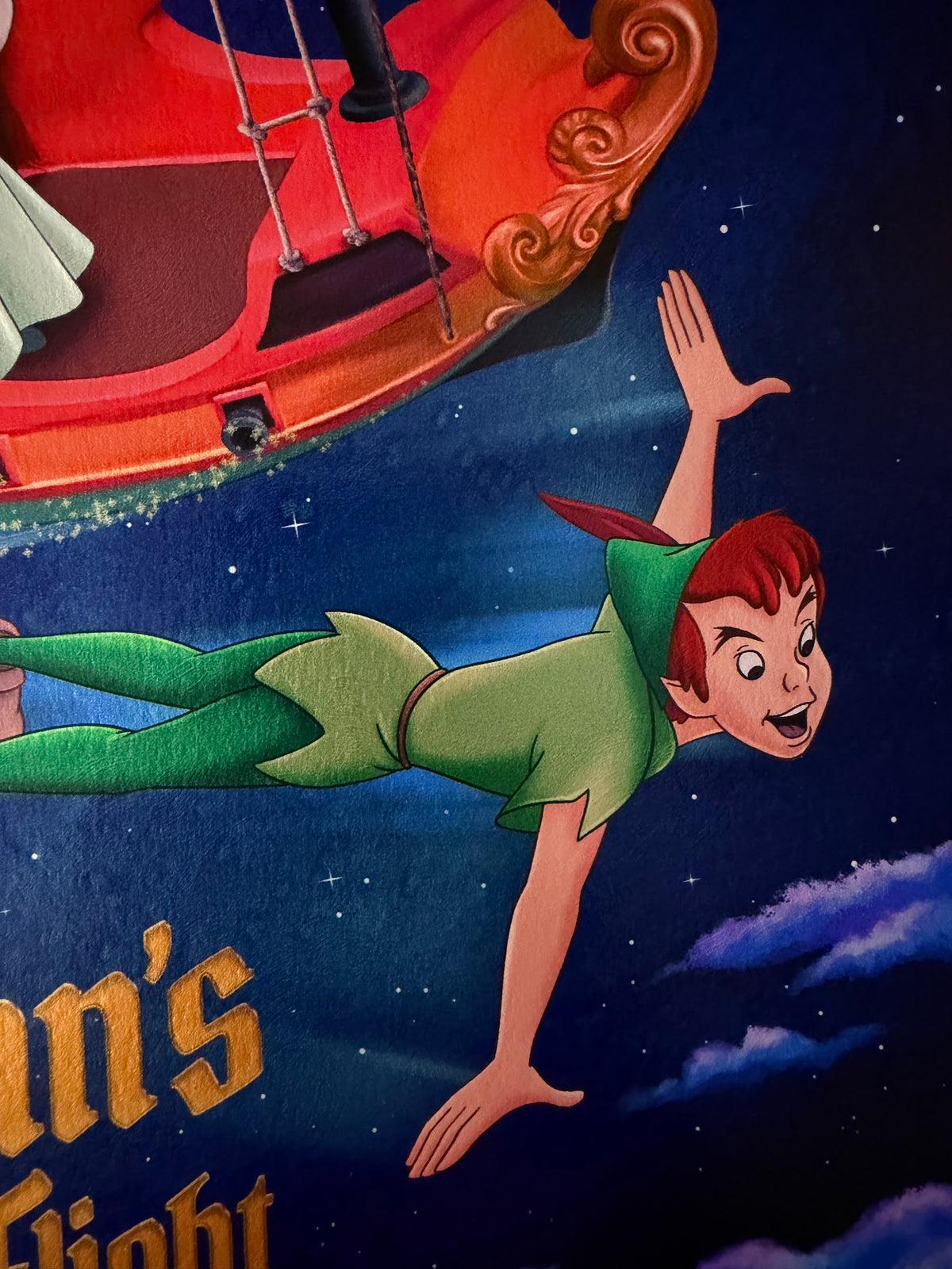 Kevin Wilson - Peter Pan's Flight - 12x24 - Limited Edition Poster