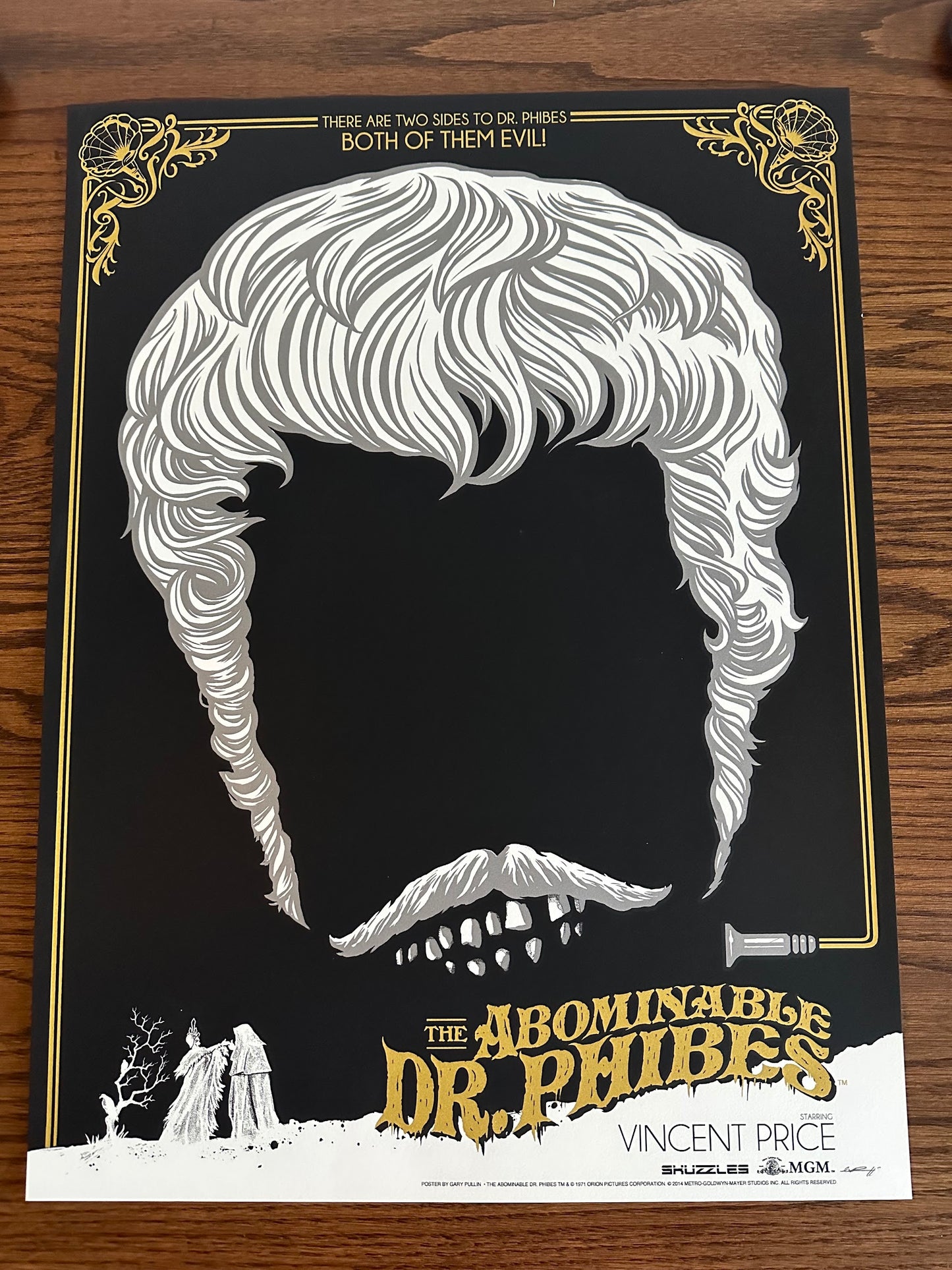 Ghoulish Gary - The Abominable Dr. Phibes 18x24 movie poster