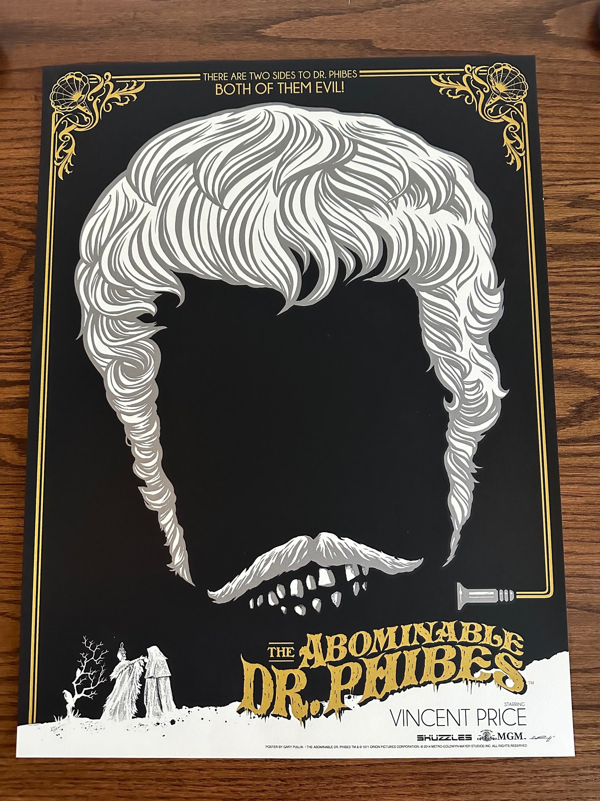 Ghoulish Gary - The Abominable Dr. Phibes 18x24 movie poster