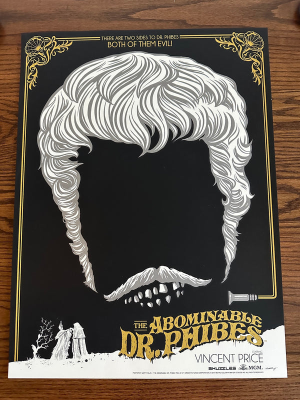 Ghoulish Gary - The Abominable Dr. Phibes - 18x24 - Limited Edition Poster