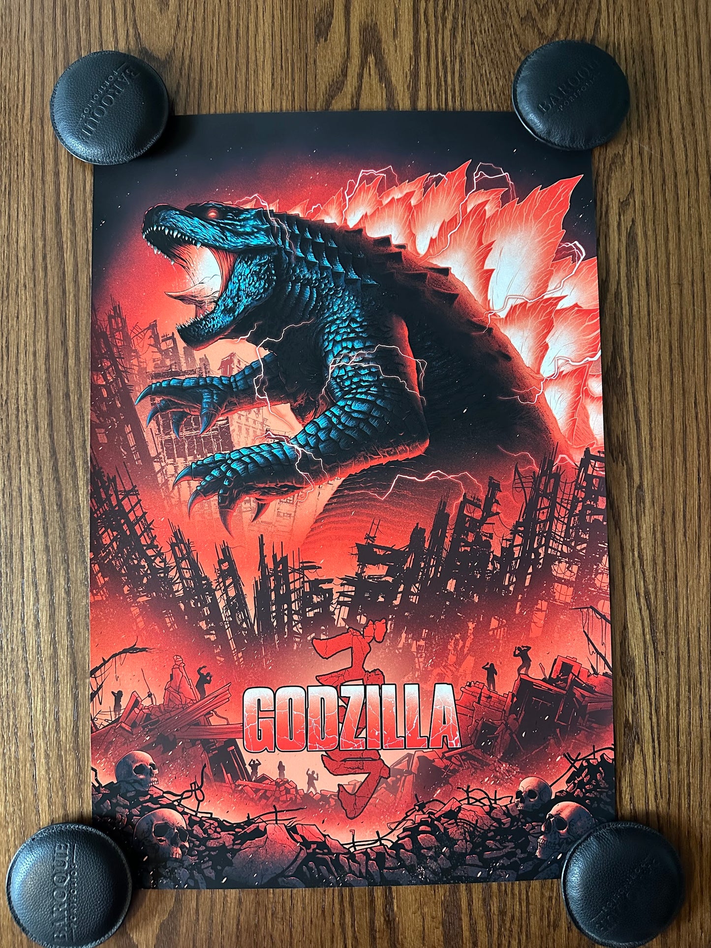 Sam Mayle - Godzilla 24x36 movie poster